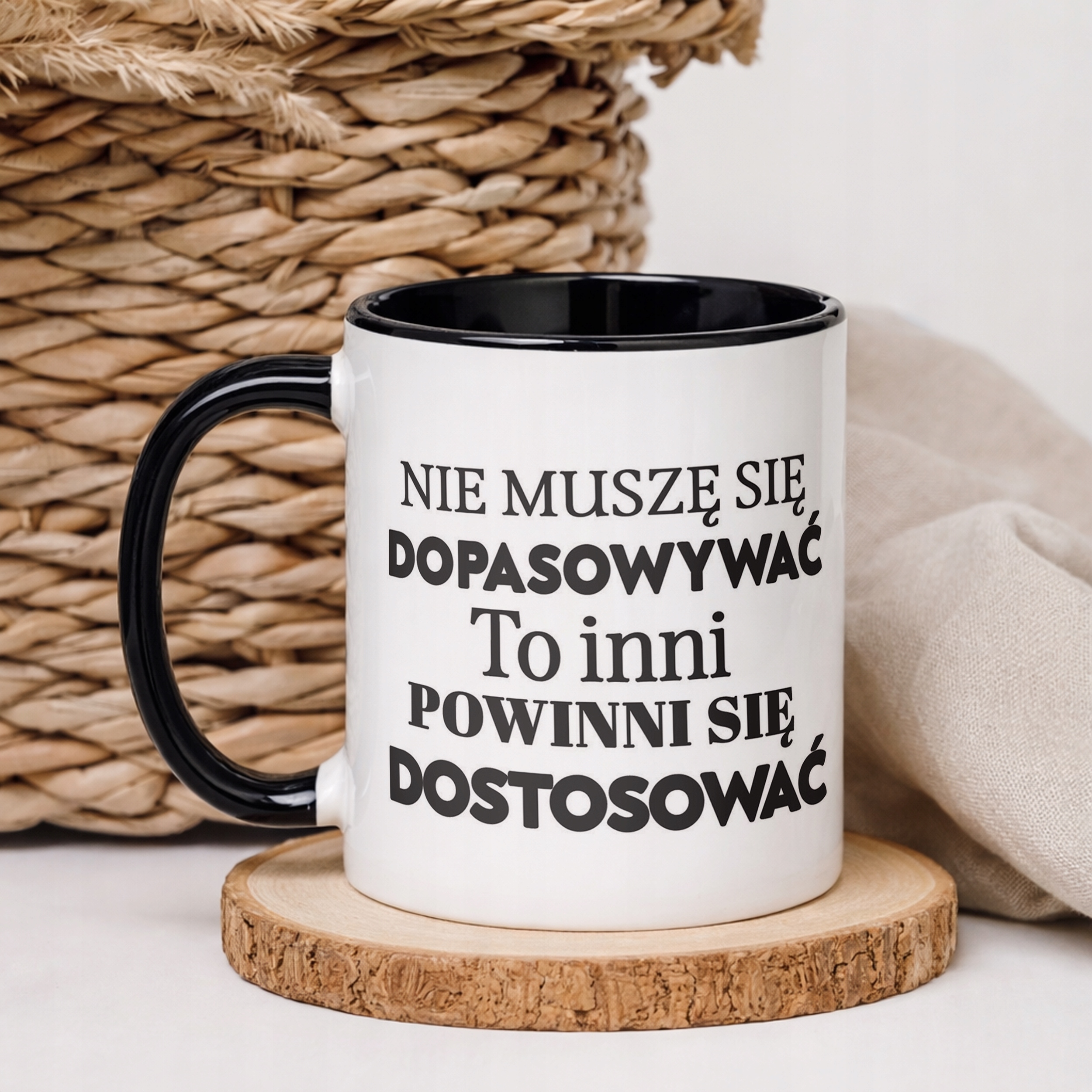 Kubek Czarny Dzień Kobiet Dla Kobiety Dziewczyny Prezent Upominek
