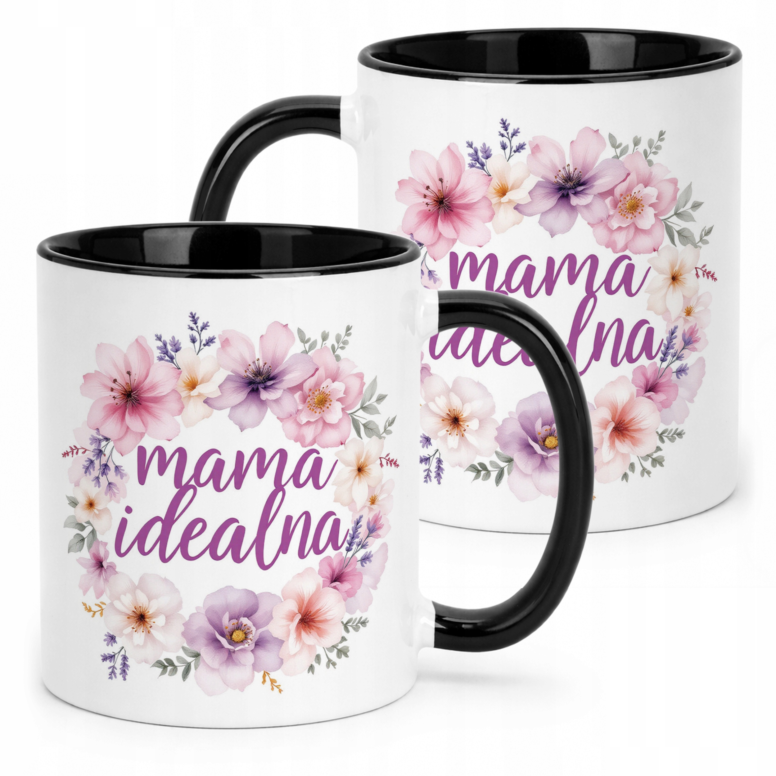 Kubek Czarny Dzień Matki Dla Mamy Prezent Upominek Mama Idealna