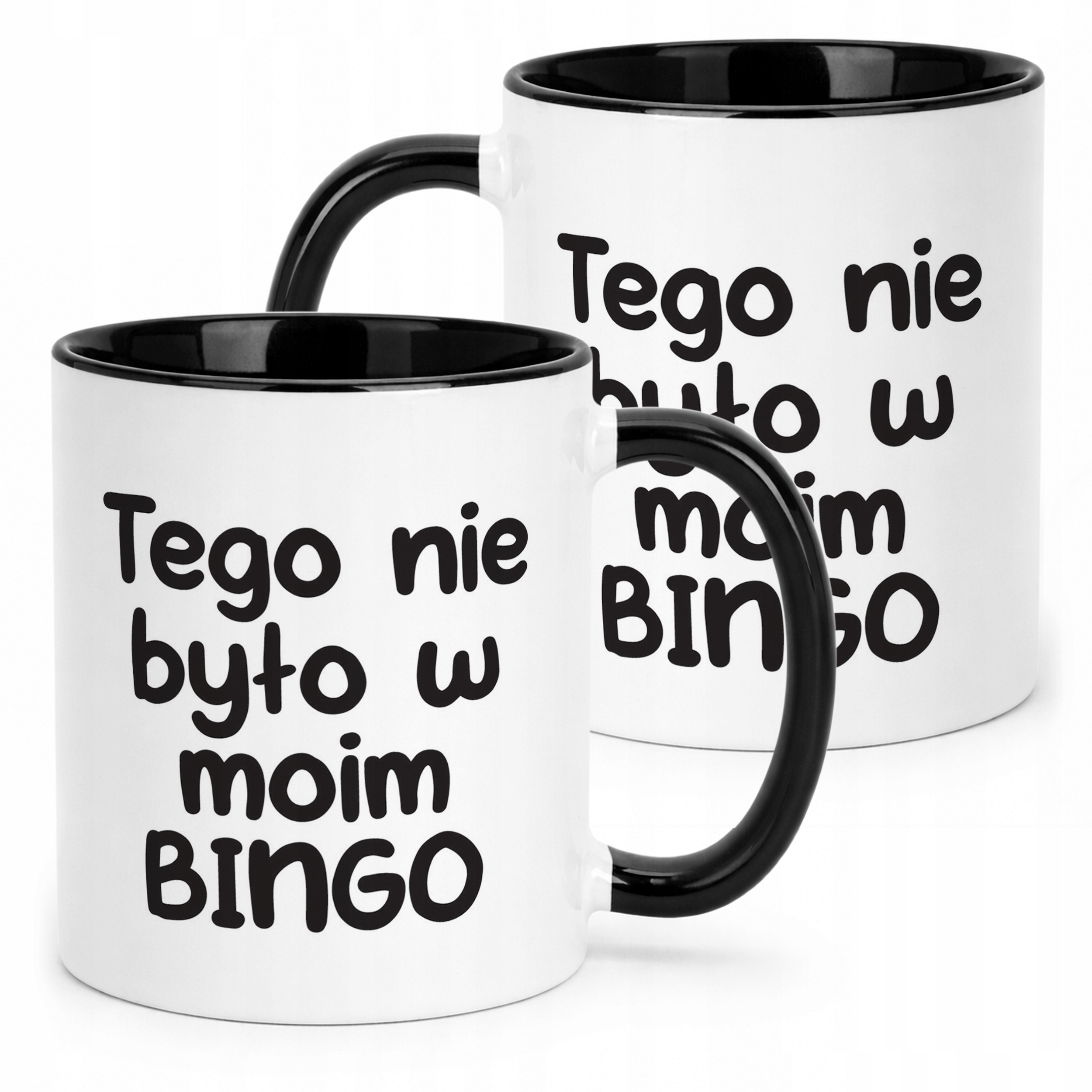 Kubek Czarny Tego Nie Było W Moim Bingo Śmieszny Zabawny Prezent