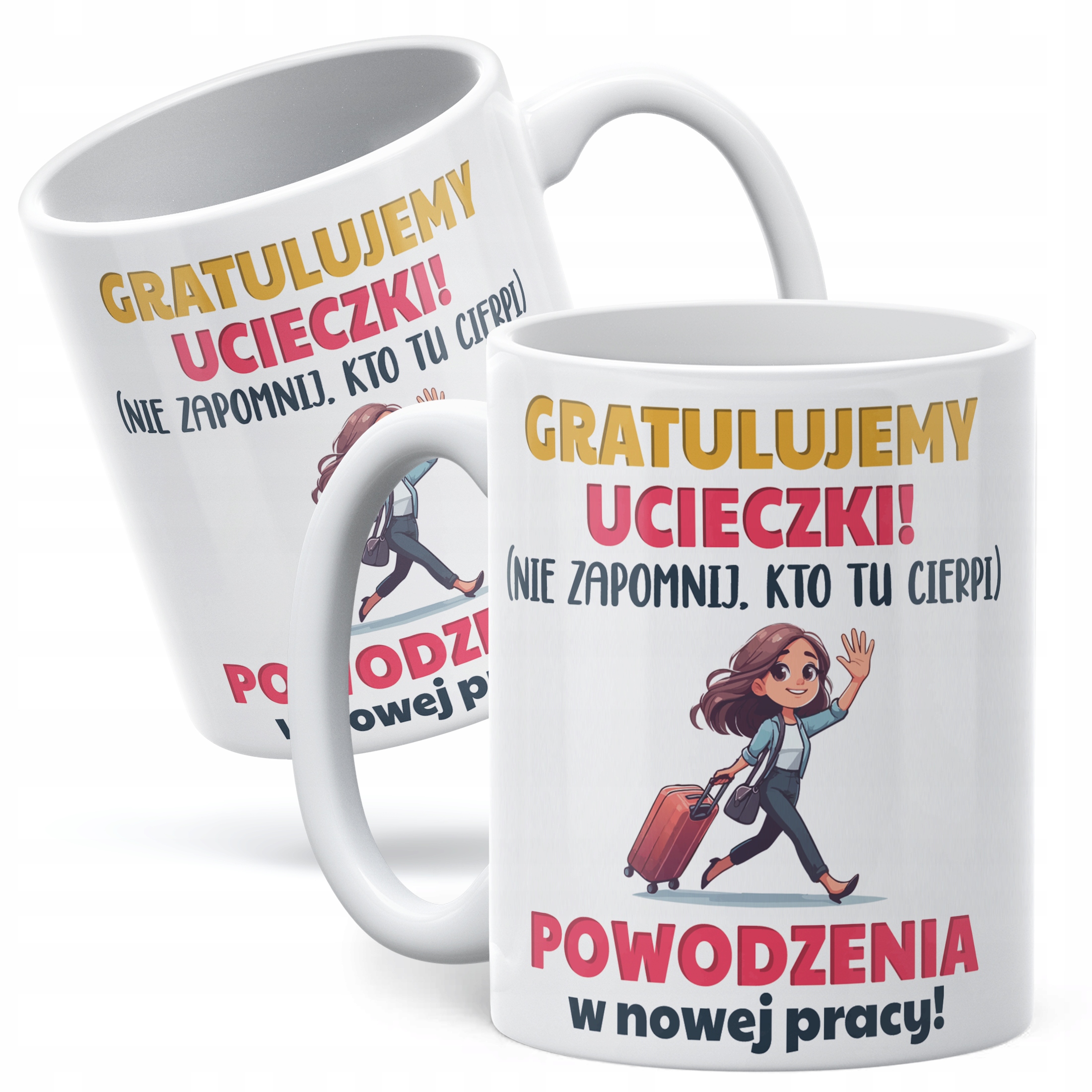 Kubek ceramiczny Pożeganie Odejście z Pracy Dla Koleżanki Prezent