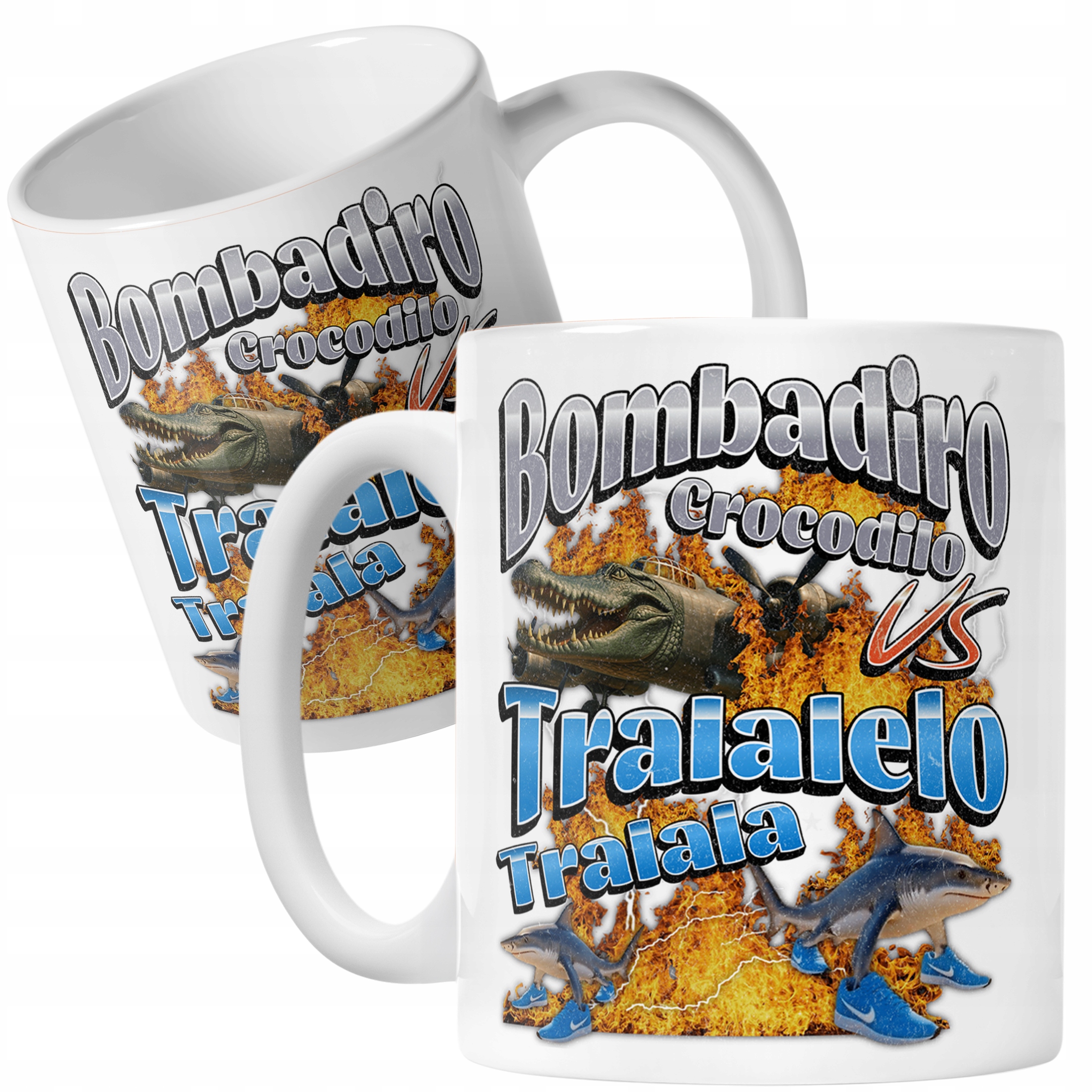 Kubek ceramiczny Bombardino Tralala viral tiktok mem