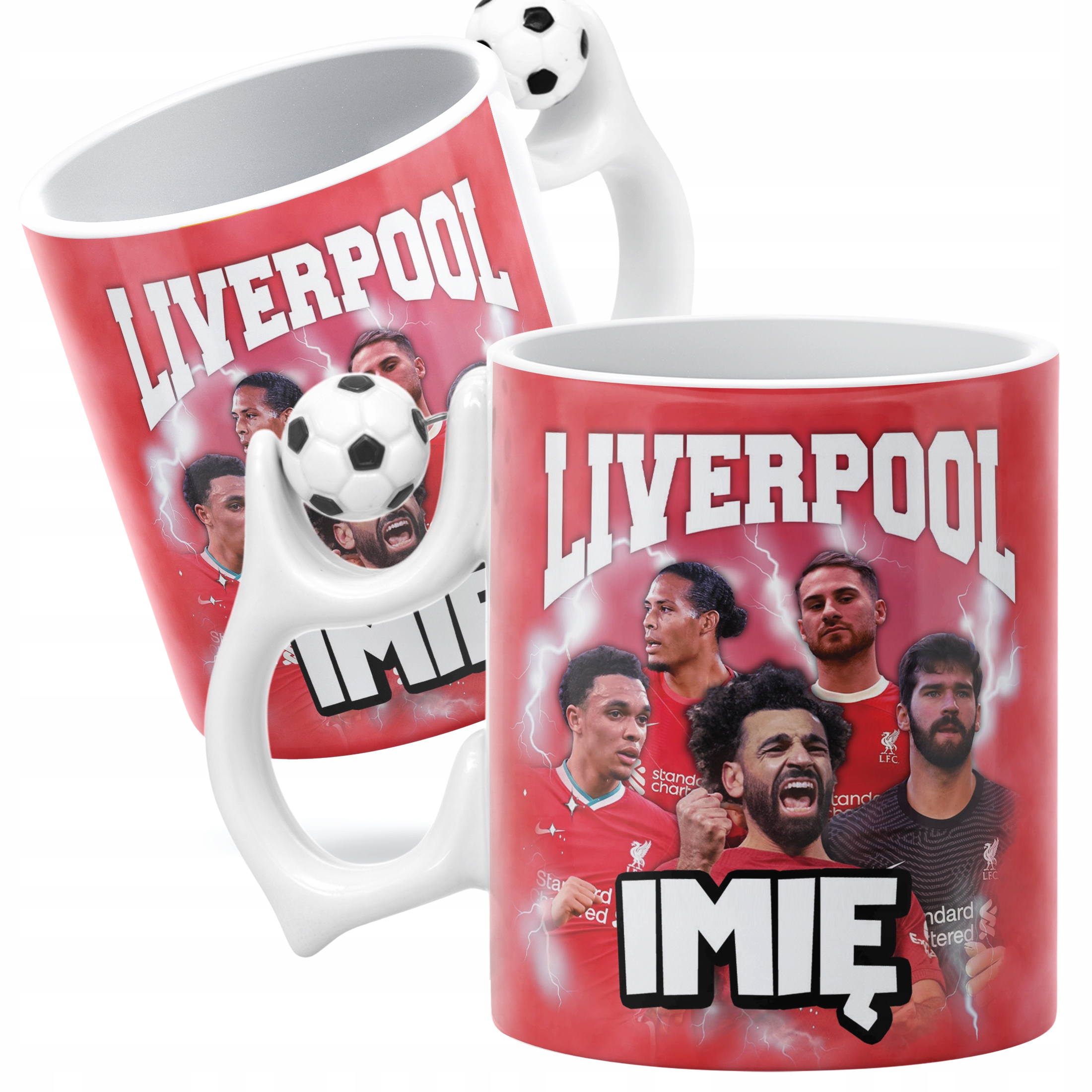 Zestaw personalizowany Kubek Piłkarski + Podkładka pod mysz Liverpool