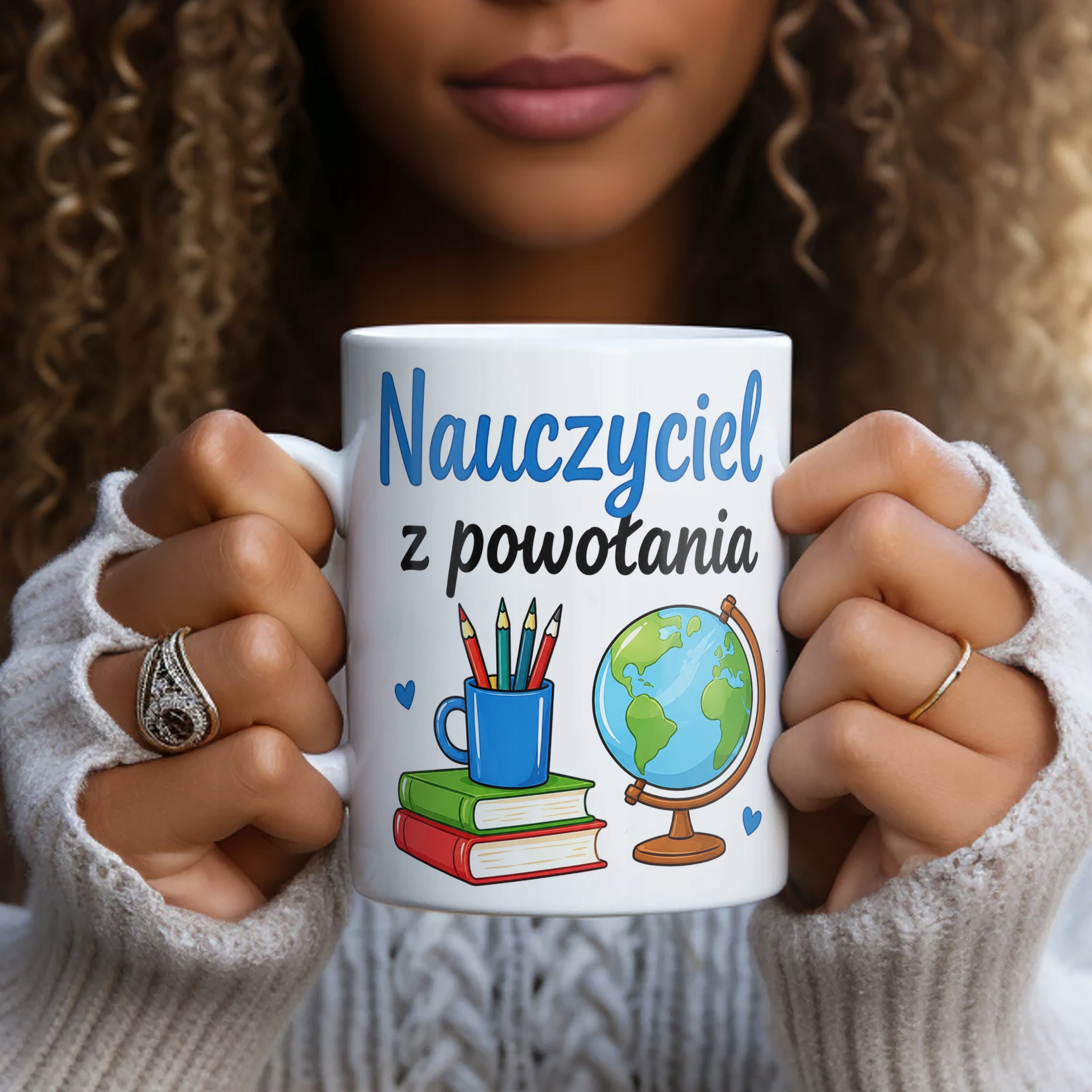 Kubek Dzień Nauczyciela Zakończenie Roku Dla Nauczyciela Prezent Upominek