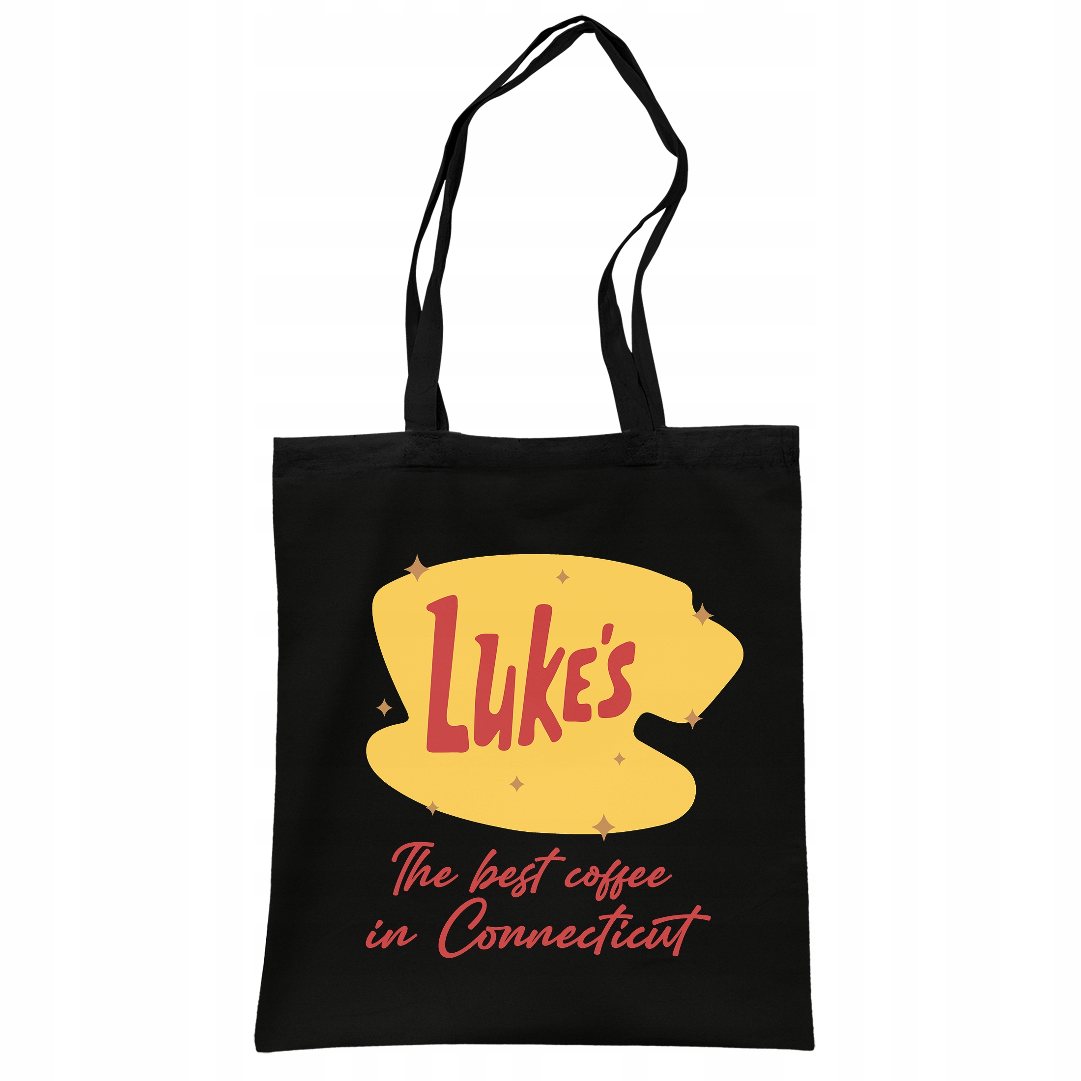 Torba bawełniana czarna na zakupy Gilmore Girls Dla Fanów Prezent