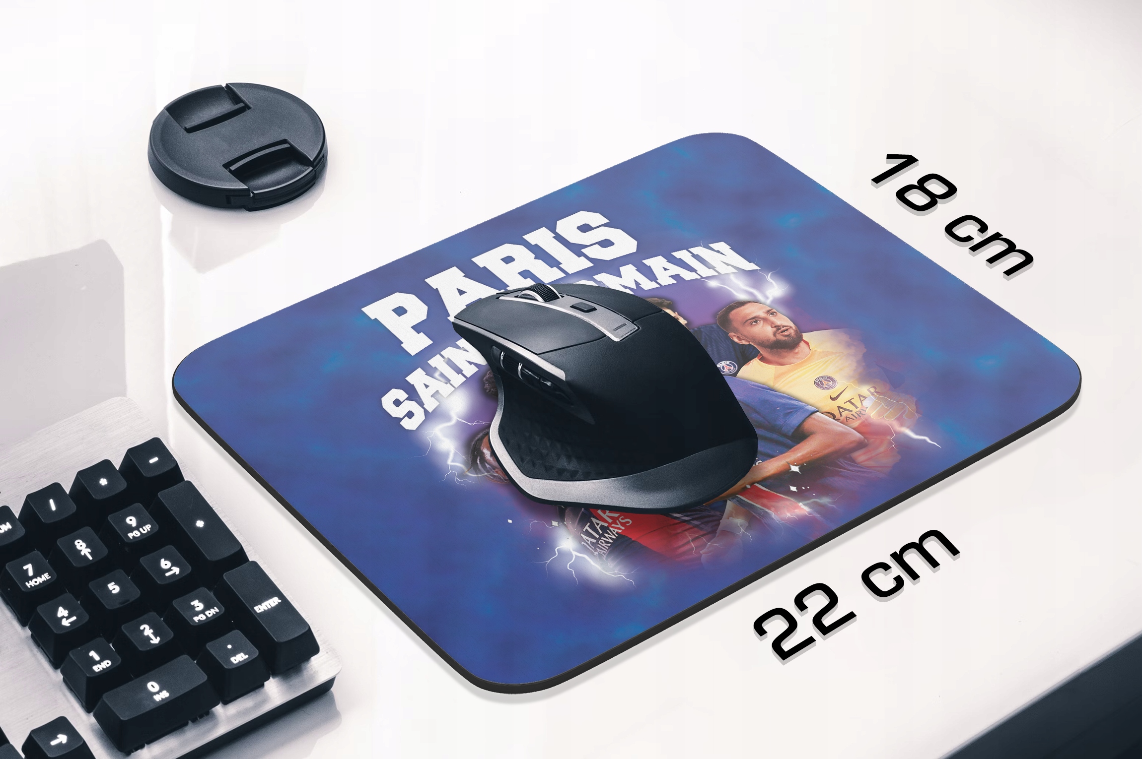 Podkładka pod mysz 22×18 cm Paris Saint-Germain Dembélé Barcola Vitinha