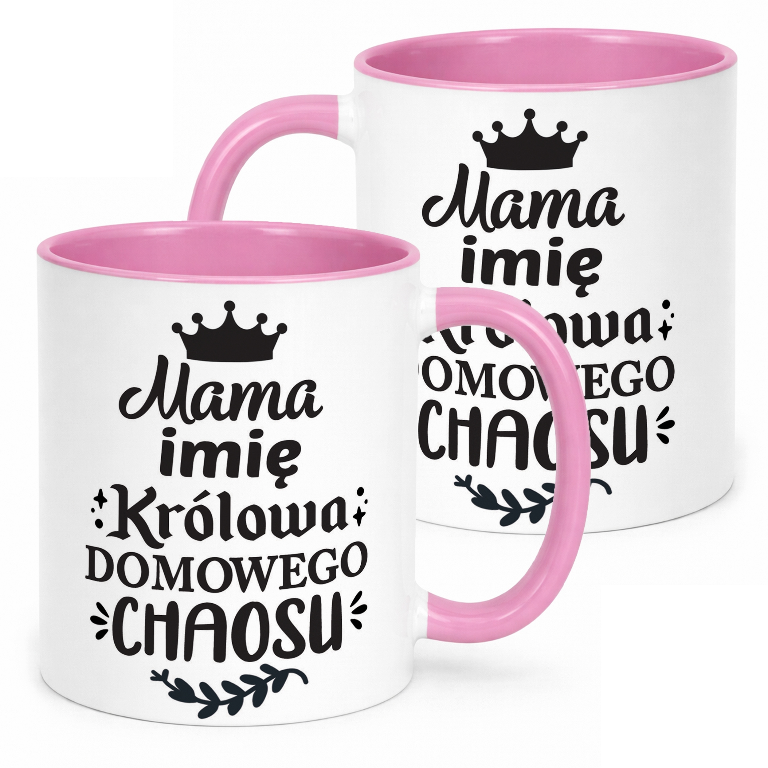 Kubek Różowy Personalizowany Dzień Matki Dla Mamy Prezent Upominek