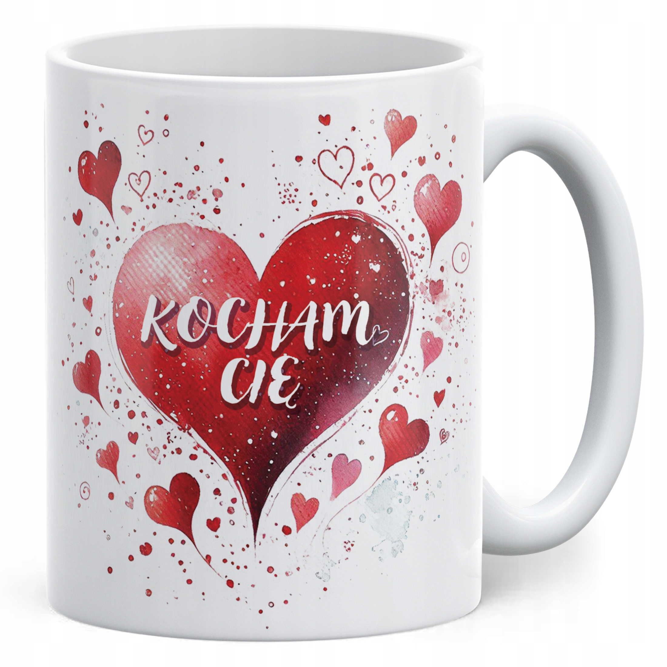 Zestaw Kubek + Poduszka 38×38 cm Walentynki Kocham Cię Prezent Upominek