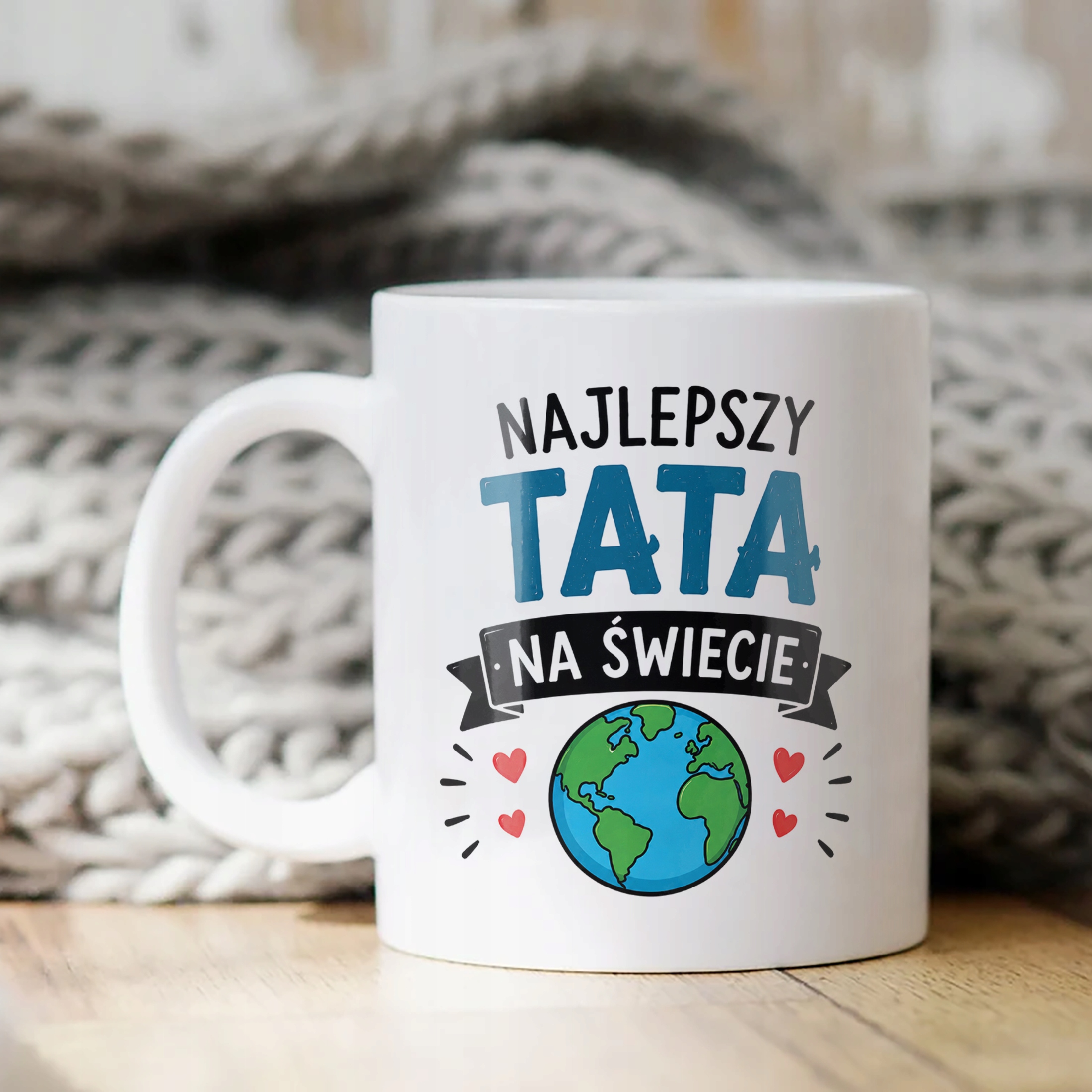 Kubek Ceramiczny prezent dla taty Dzień Ojca miły upominek