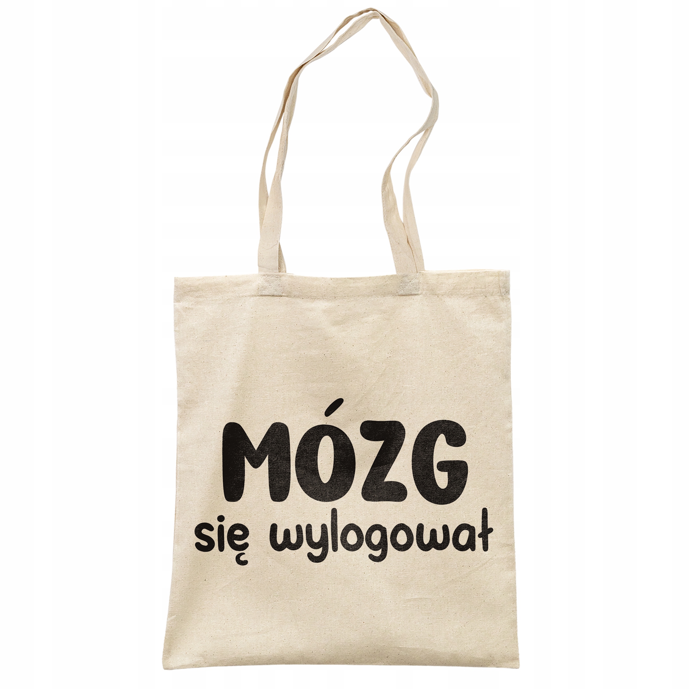 Torba bawełniana na zakupy Mózg Się Wylogował Zabawny Prezent