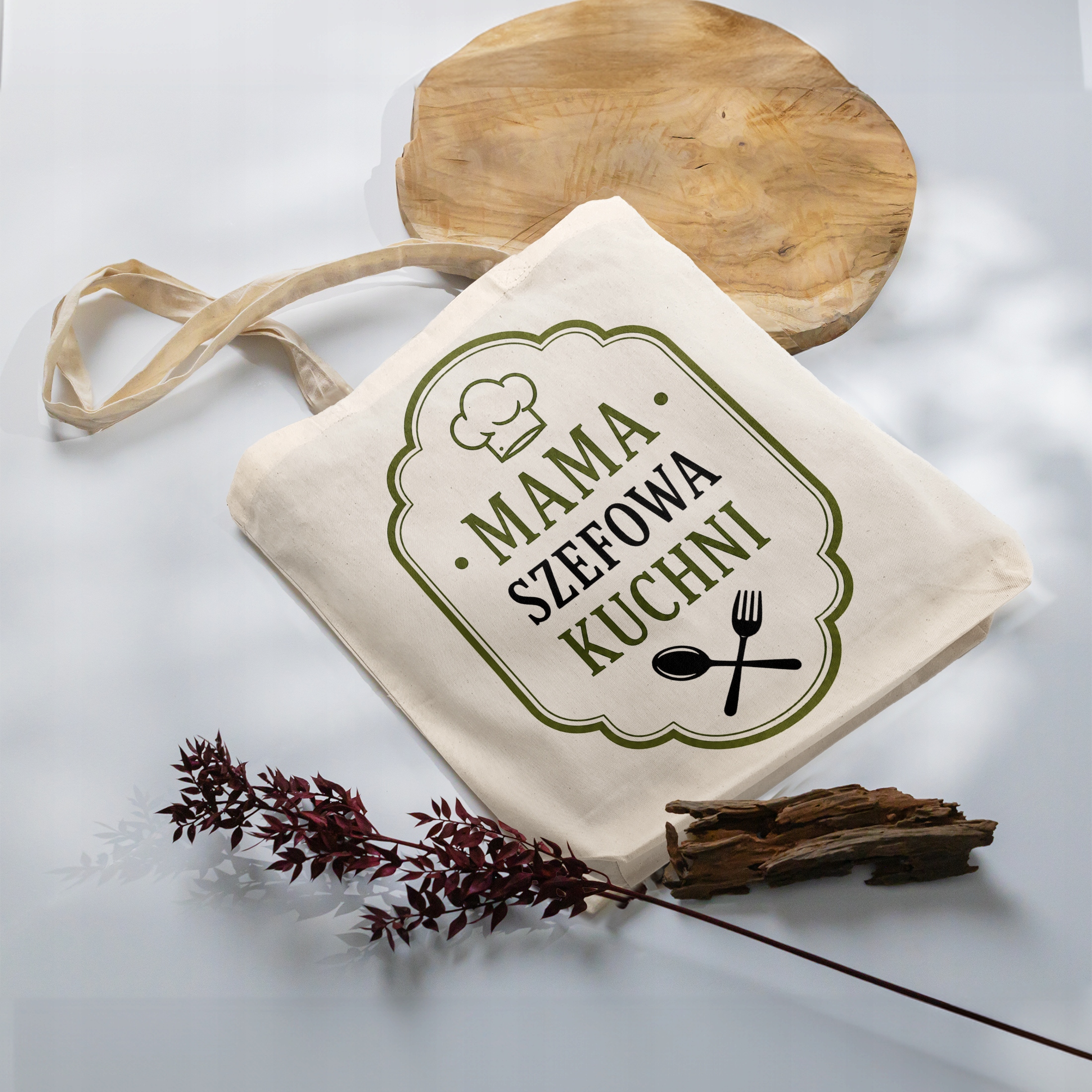 Torba bawełniana premium prezent dla mamy na Dzień Matki piękny upominek