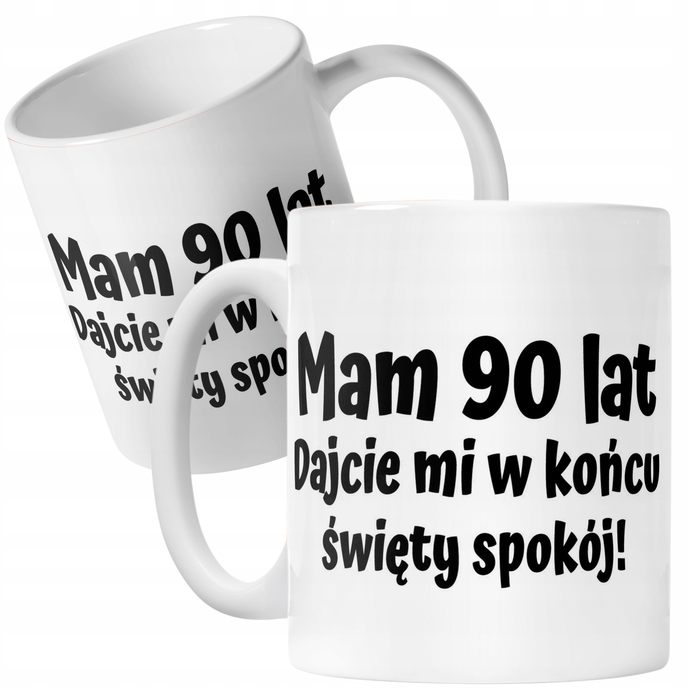 Kubek ceramiczny Mam 90 Lat Na Urodziny Prezent Upominek
