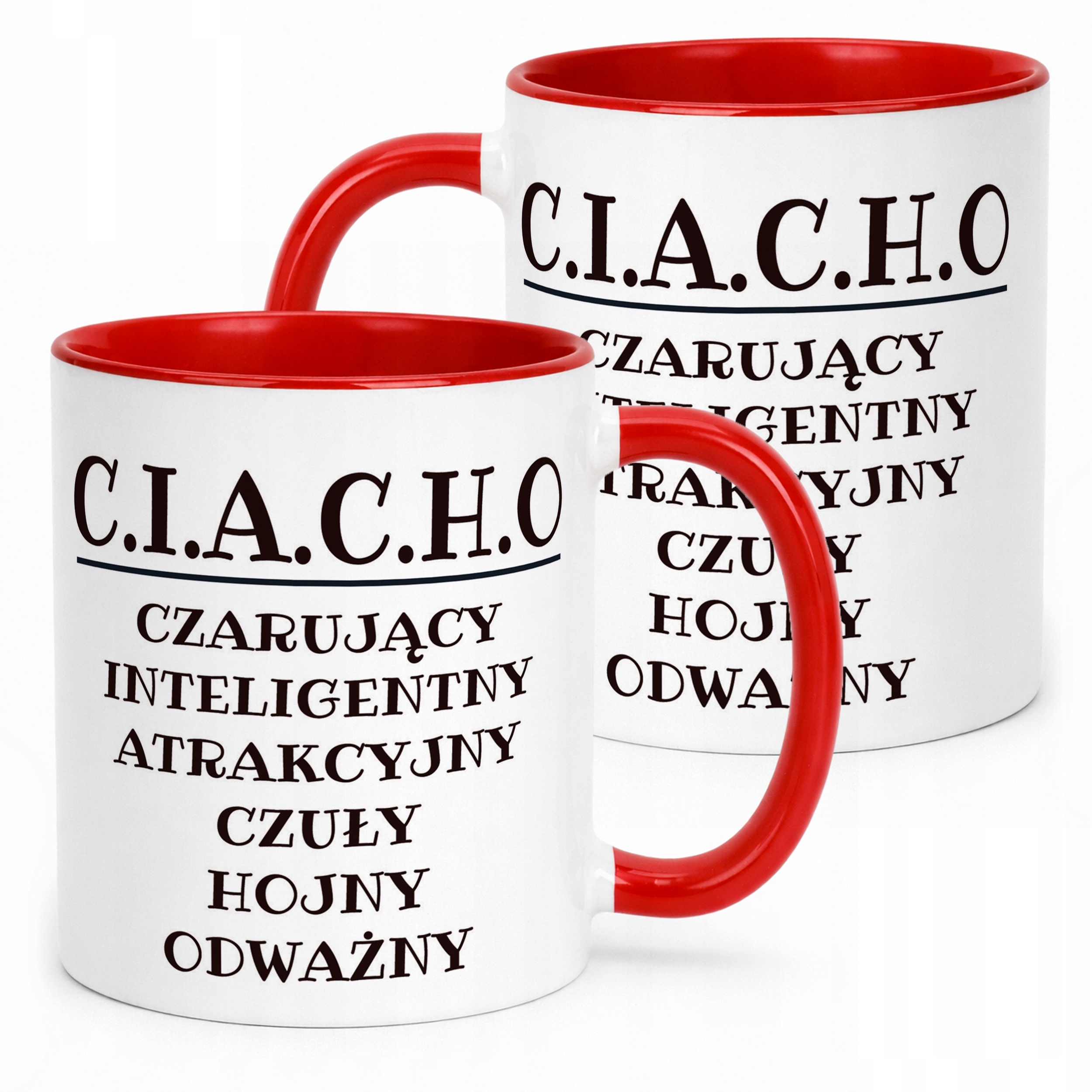 Kubek ceramiczny C.I.A.C.H.O Dla Mężczyzny Śmieszny Zabawny Prezent