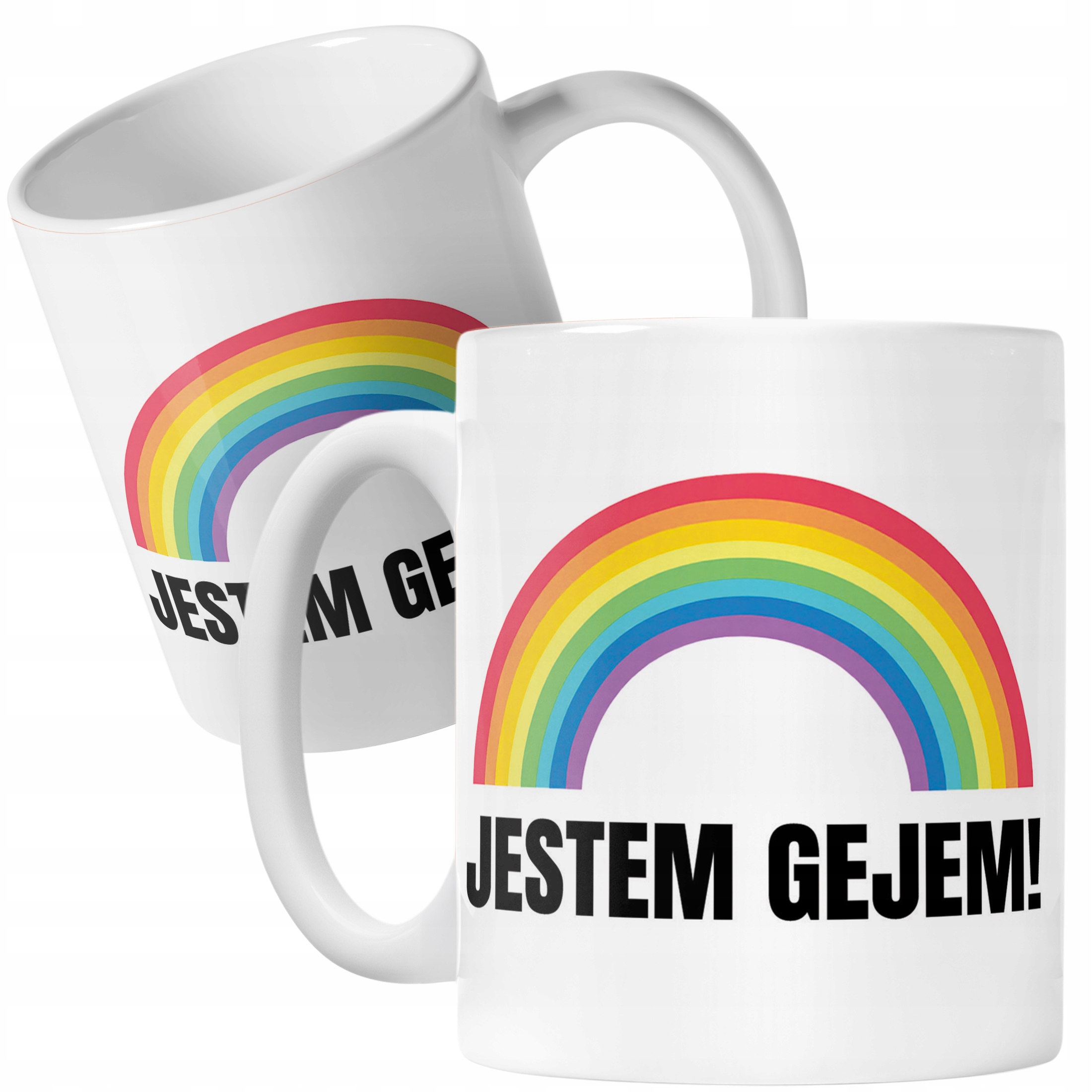 Kubek ceramiczny I’M GAY Tęcza LGBT Jestem Gejem