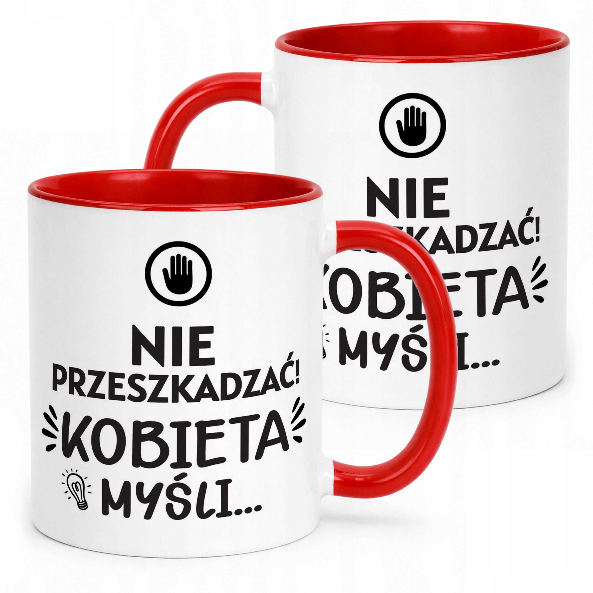 Kubek Czerwony Dzień Kobiet Dla Kobiety Dziewczyny Prezent Upominek