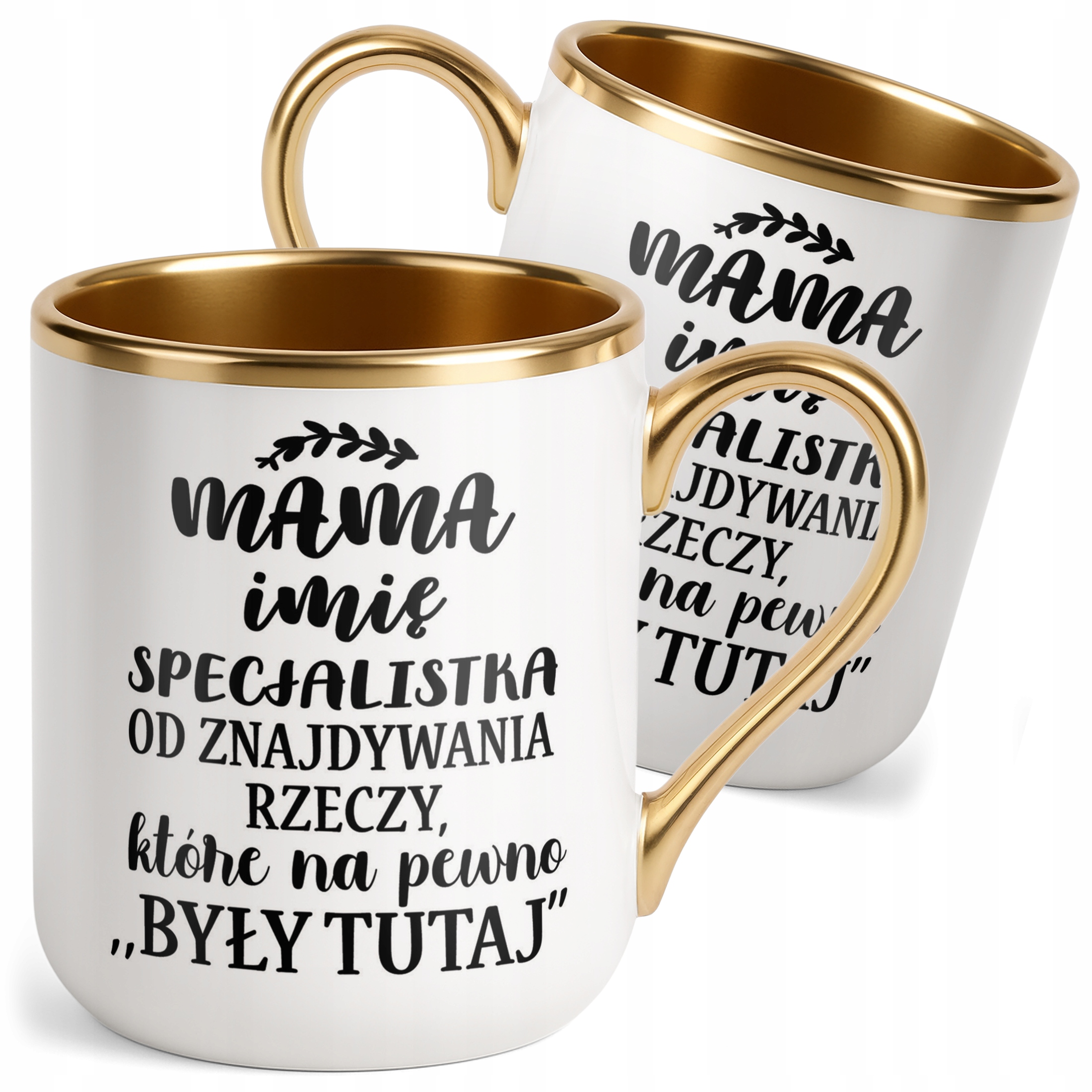Kubek Premium Złoty Personalizowany Dzień Matki Dla Mamy Prezent Upominek