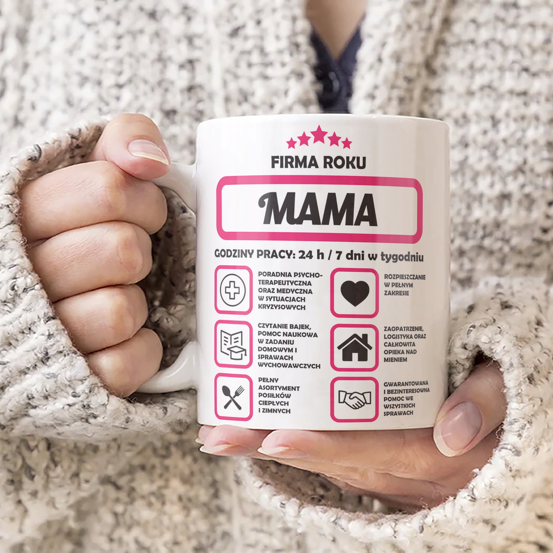 Kubek ceramiczny Dzień Matki Dla Mamy Prezent Firma Mama