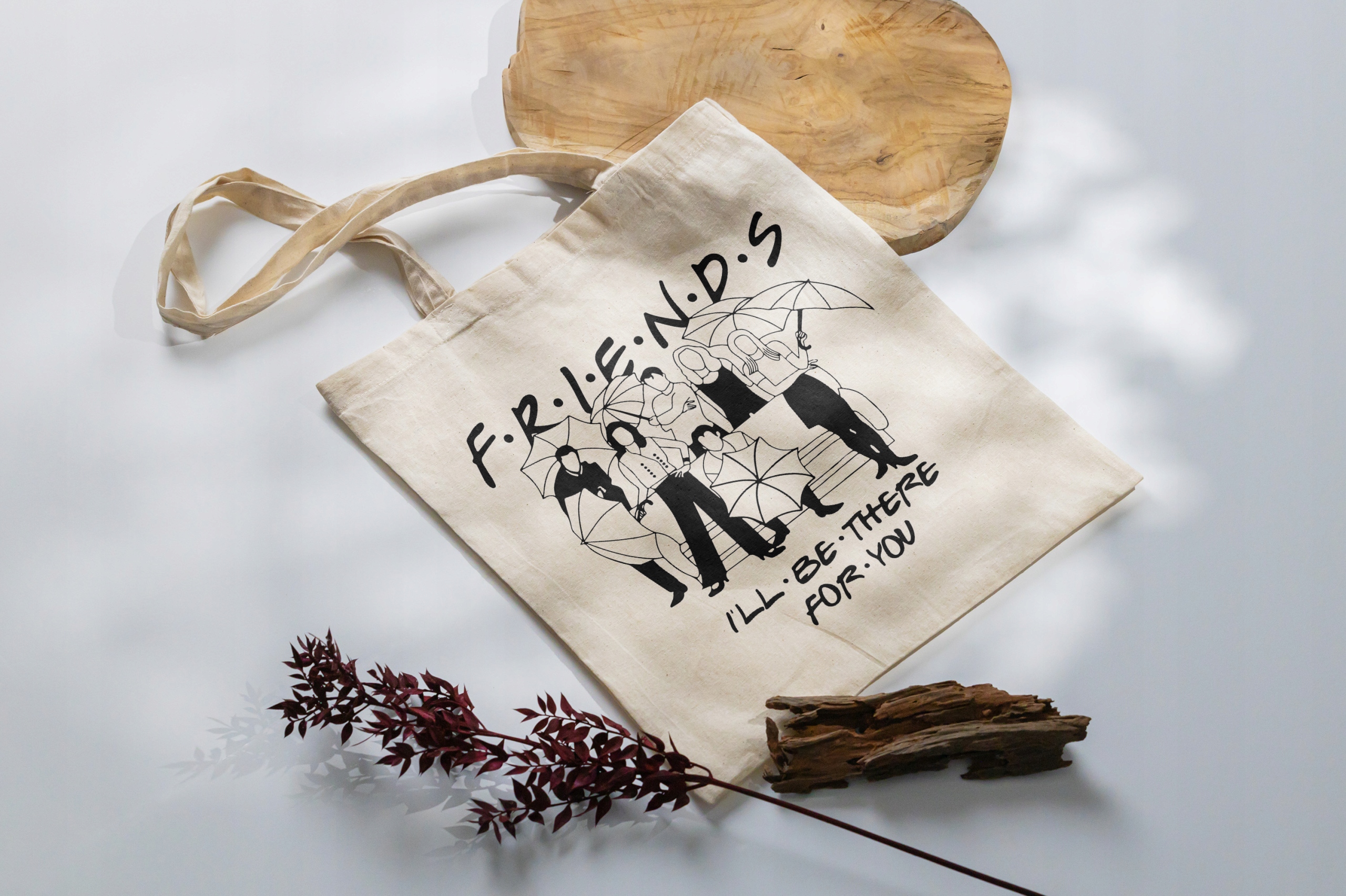 Torba bawełniana na zakupy 42×38 Friends Przyjaciele Dla Fanów Serialu