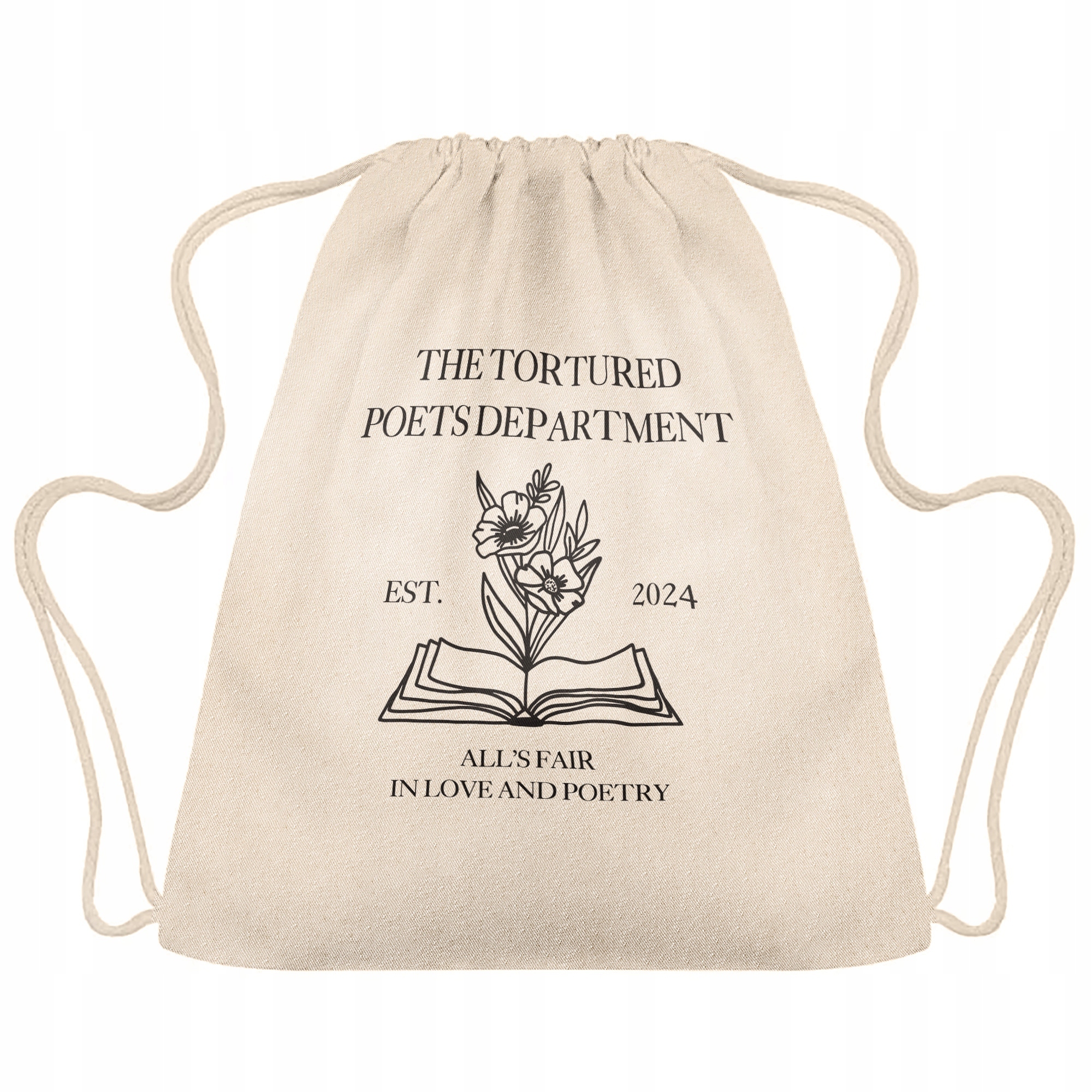 Plecak bawełniany 34×40 Taylor Swift The Tortured Poets Department