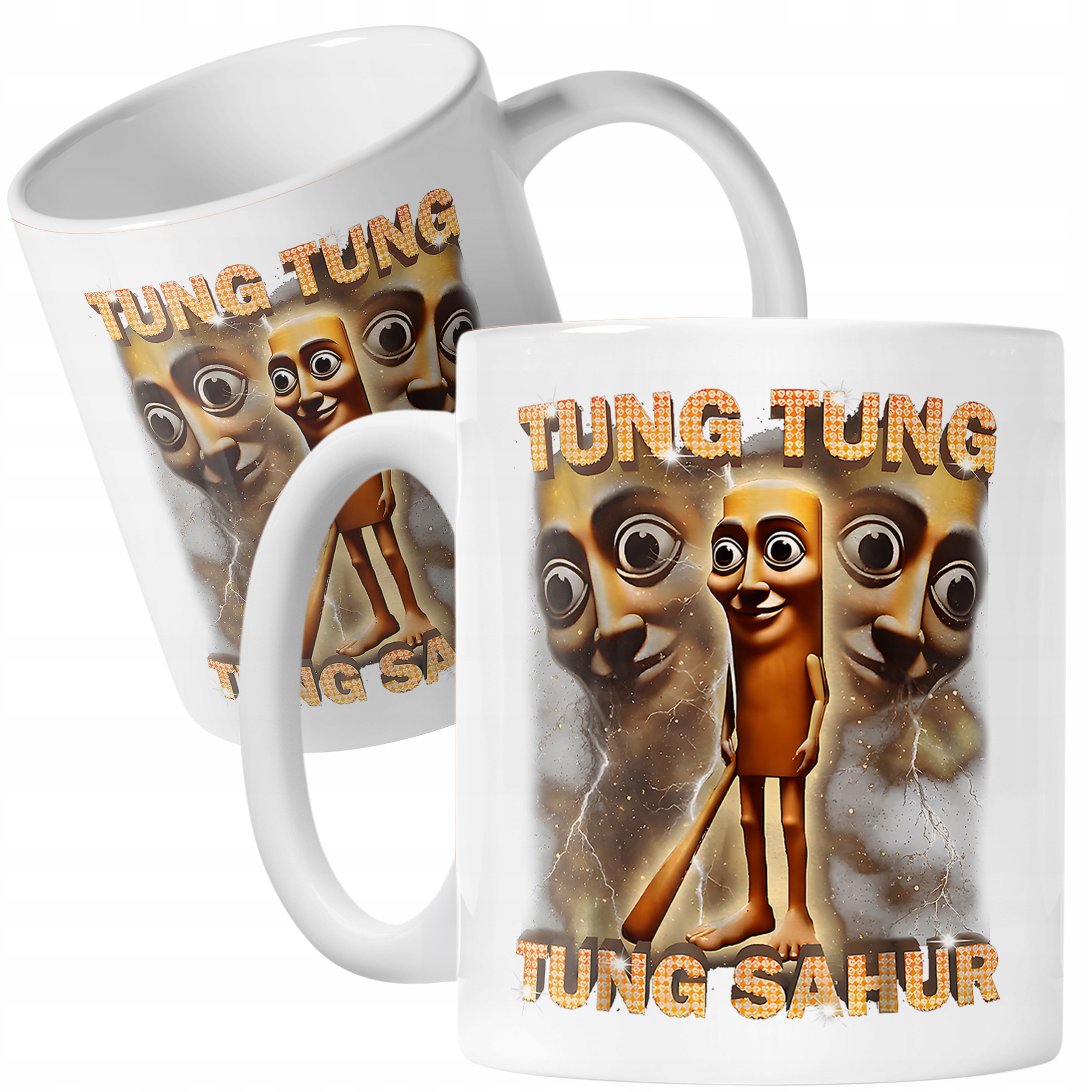 Kubek ceramiczny Tung Tung Sahur viral tiktok brainrot mem