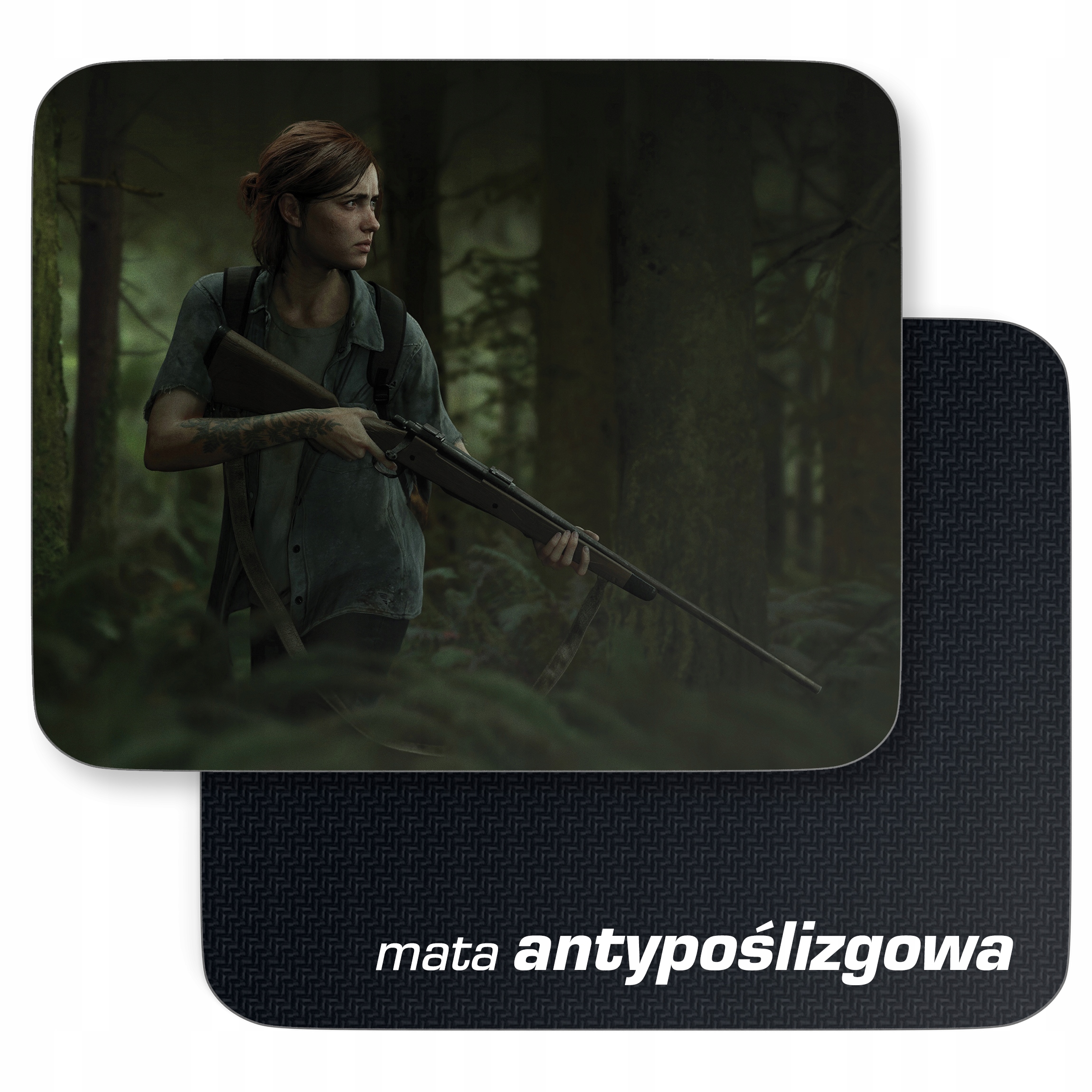 Podkładka pod mysz 22×18 cm The Last of Us Ellie Zombie dla graczy