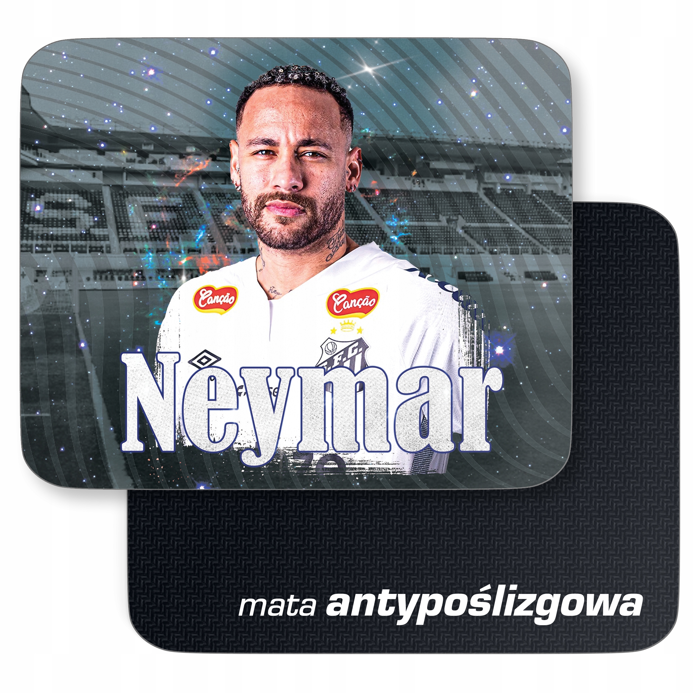 Podkładka pod mysz 22×18 cm Neymar dla kibiców Santos FC