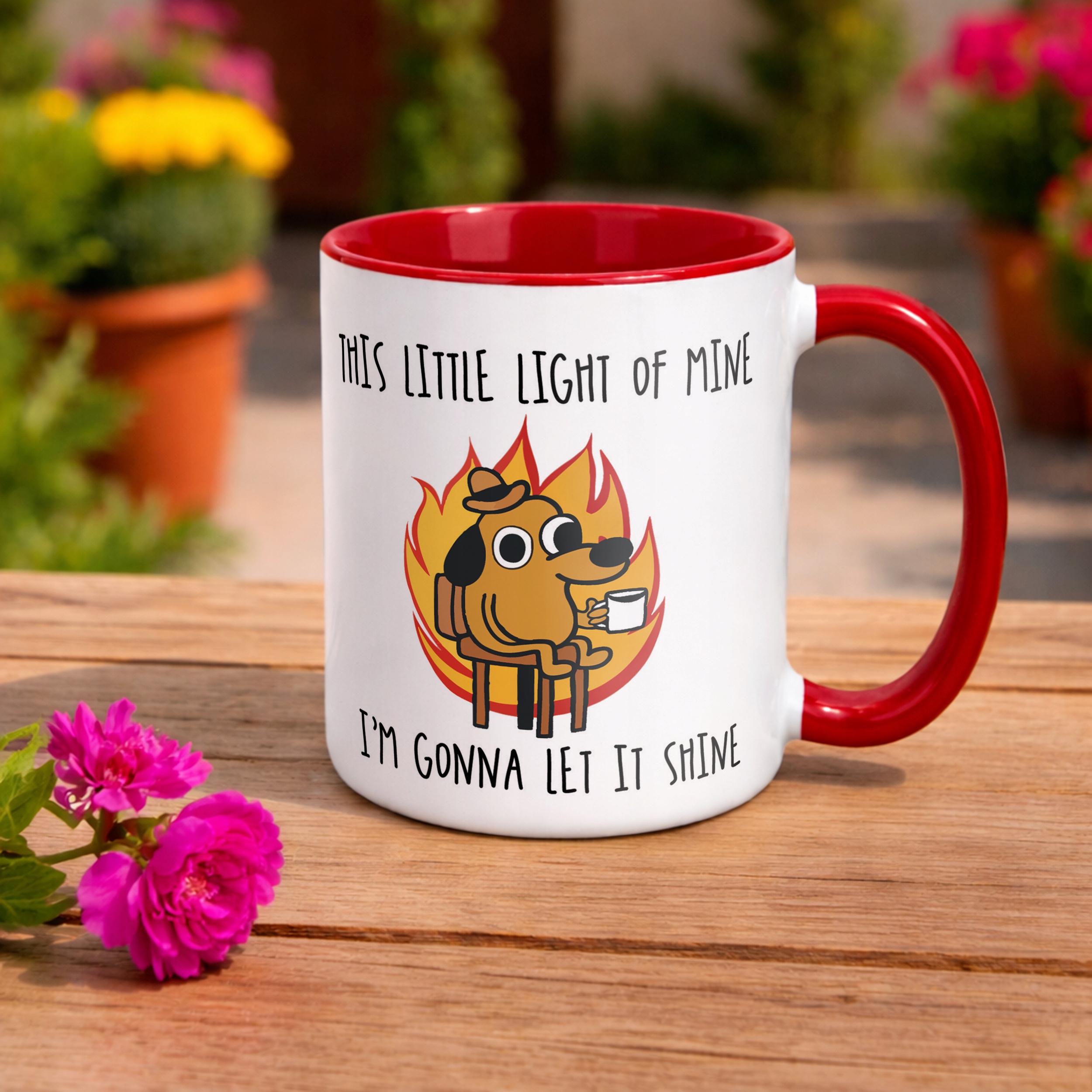 Kubek ceramiczny This Little Light Of Mine Zabawny Prezent
