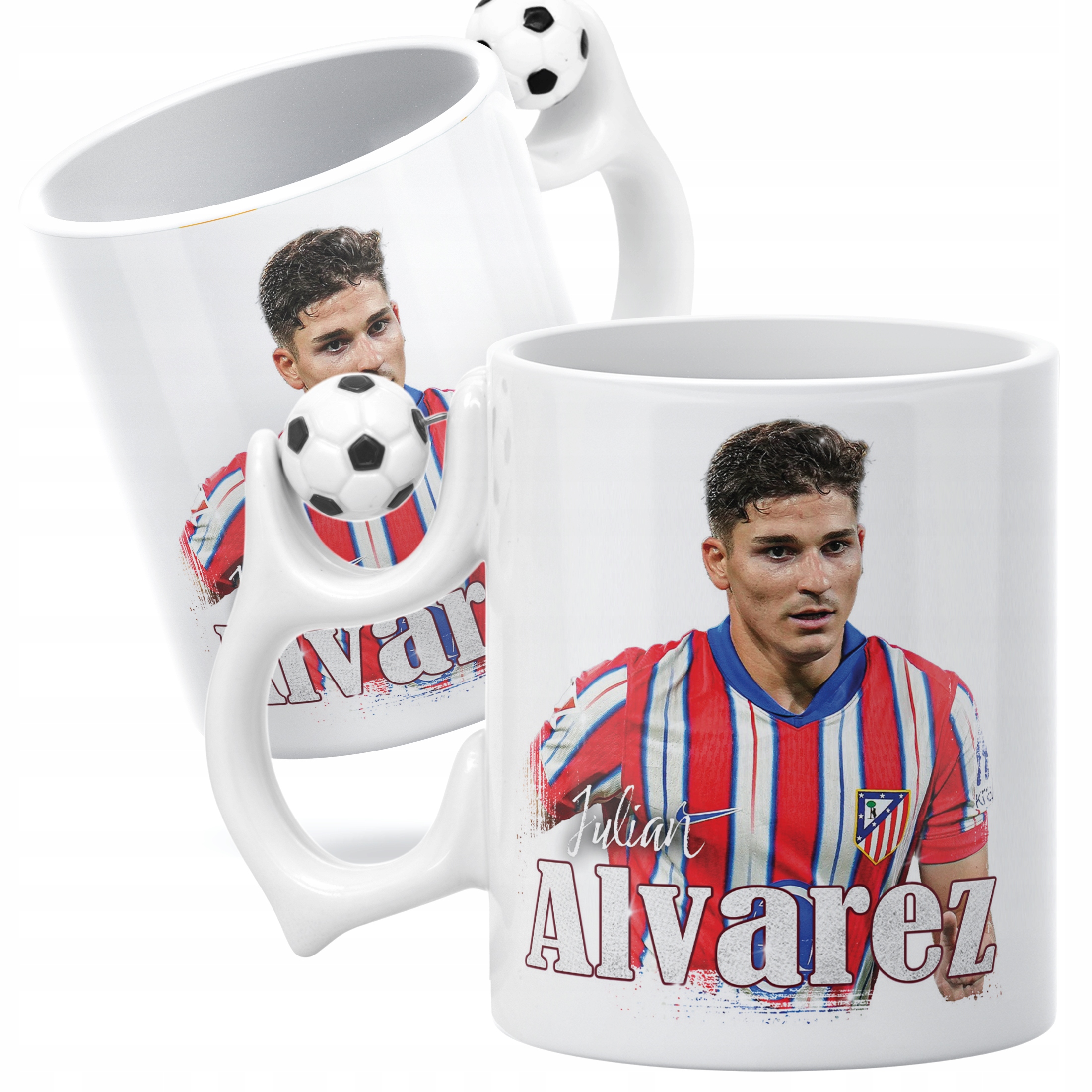 Kubek piłkarski Julián Álvarez dla kibiców Atlético Madryt Prezent