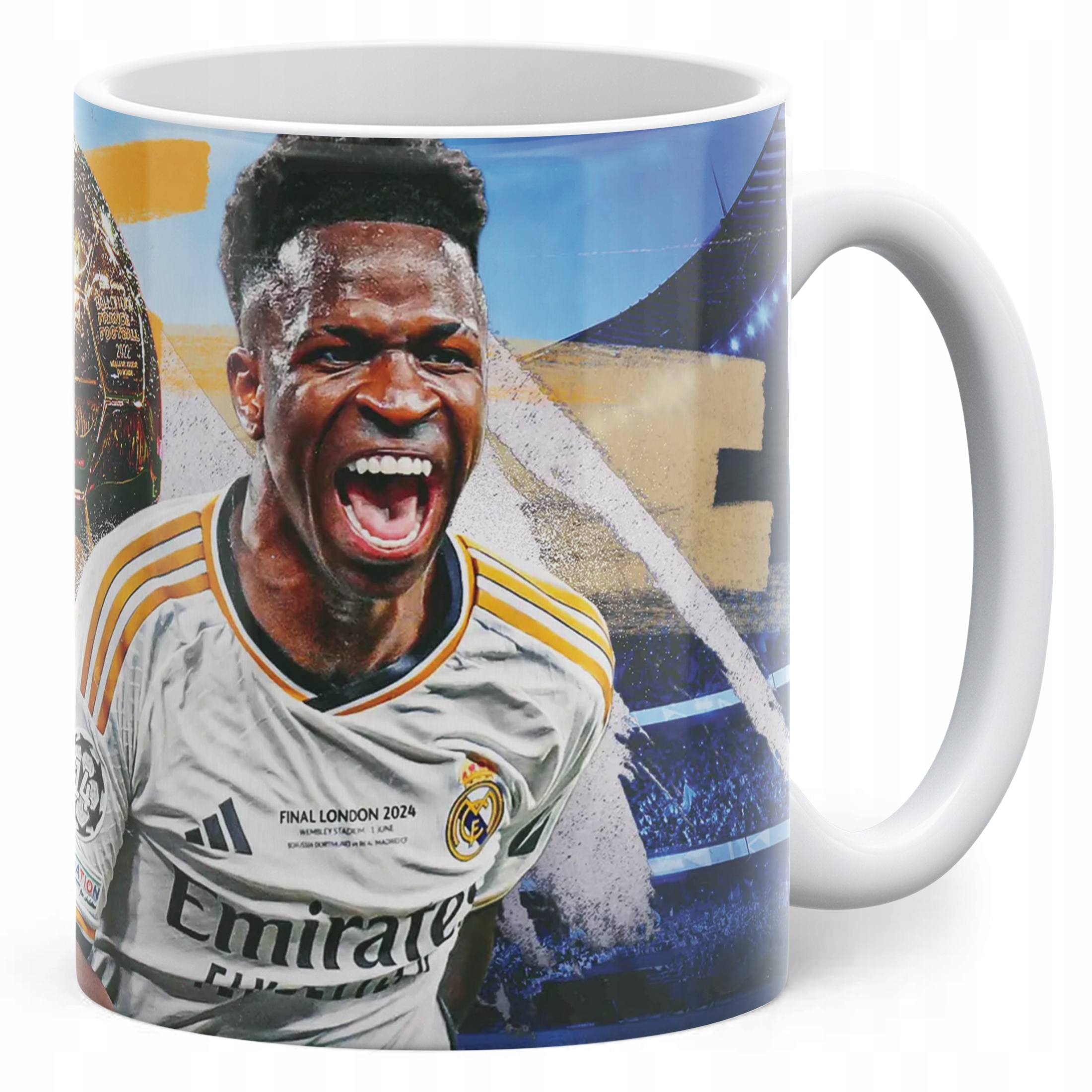 Kubek Vinicius Jr dla fanów Real Madryt dla kibica na prezent
