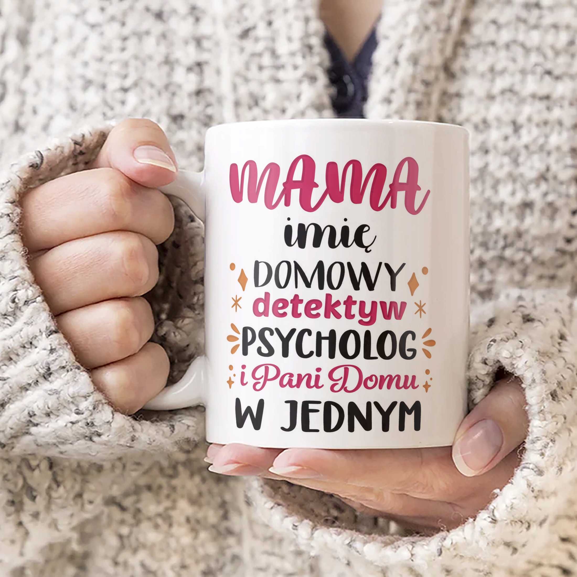 Kubek ceramiczny Personalizowany Dzień Matki Dla Mamy Prezent Upominek