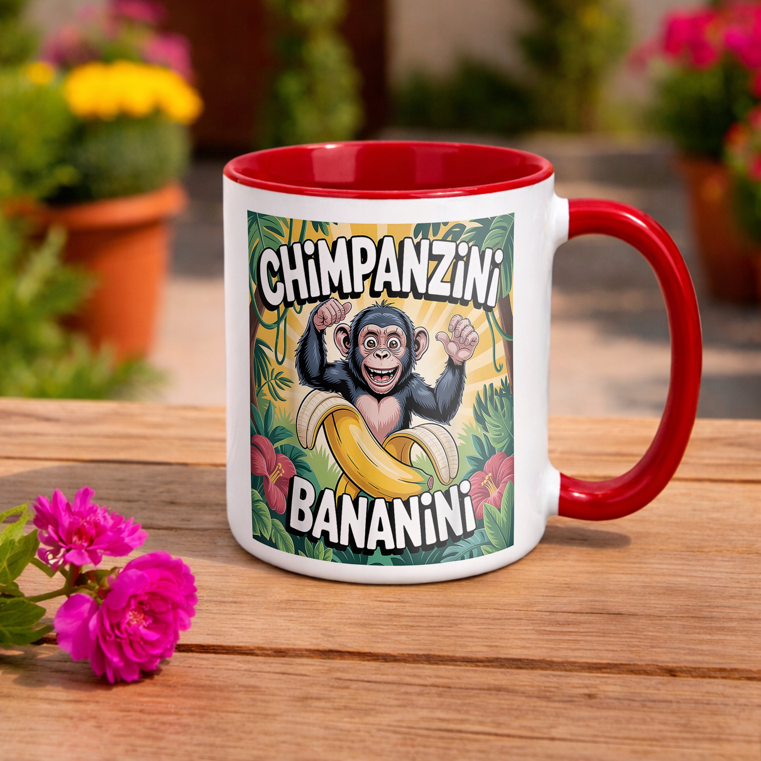 Kubek ceramiczny Chimpanzini Bananini viral tiktok brainrot