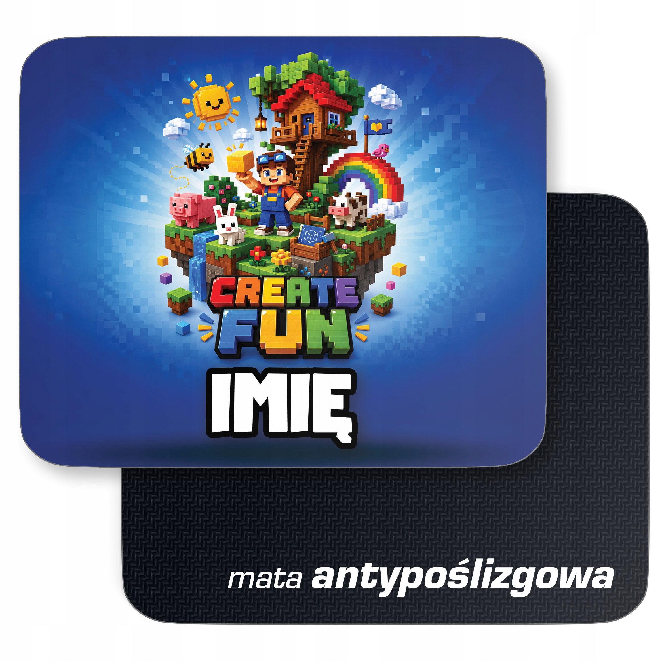 Podkładka pod mysz personalizowana z nadrukiem gry Create Fun dla graczy