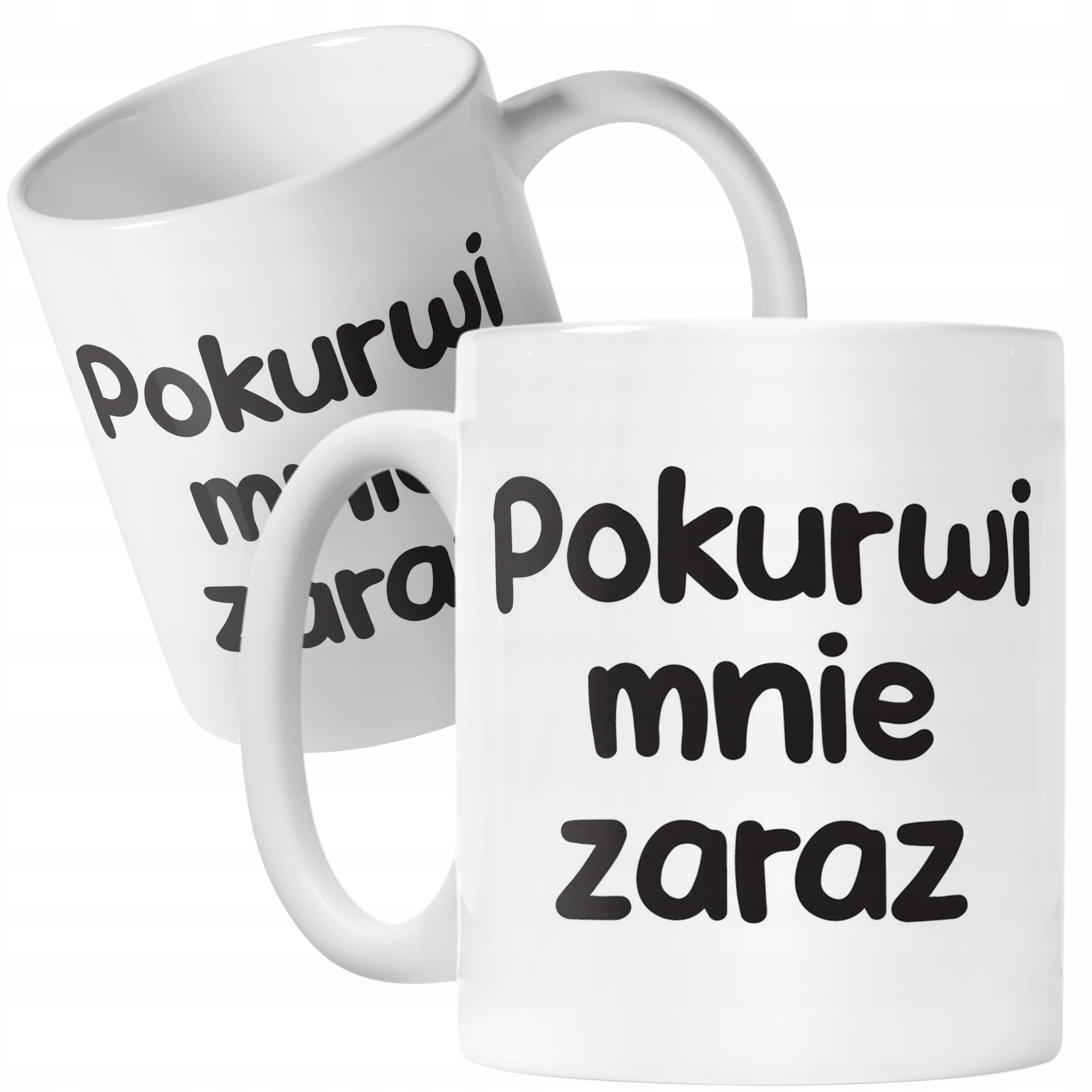 Kubek ceramiczny Pok**wi Mnie Zaraz Śmieszny Zabawny Prezent