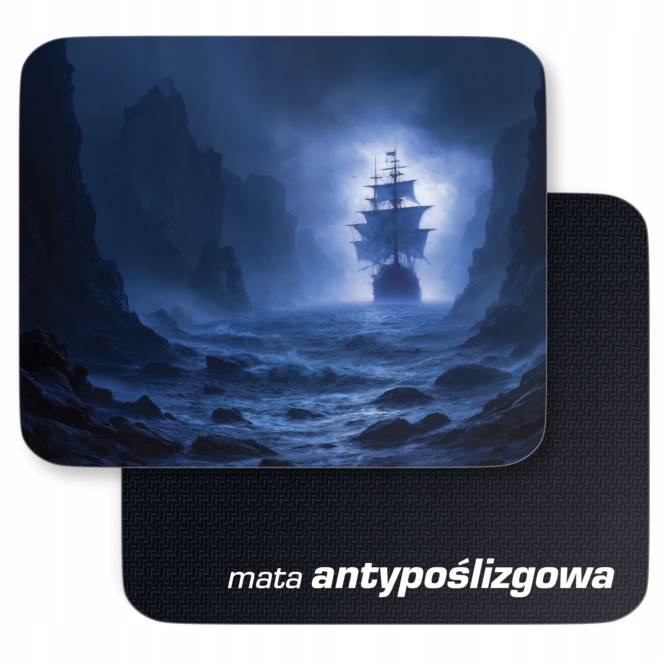 Podkładka pod mysz 22×18 cm Statek Piraci Pirat Czaszka