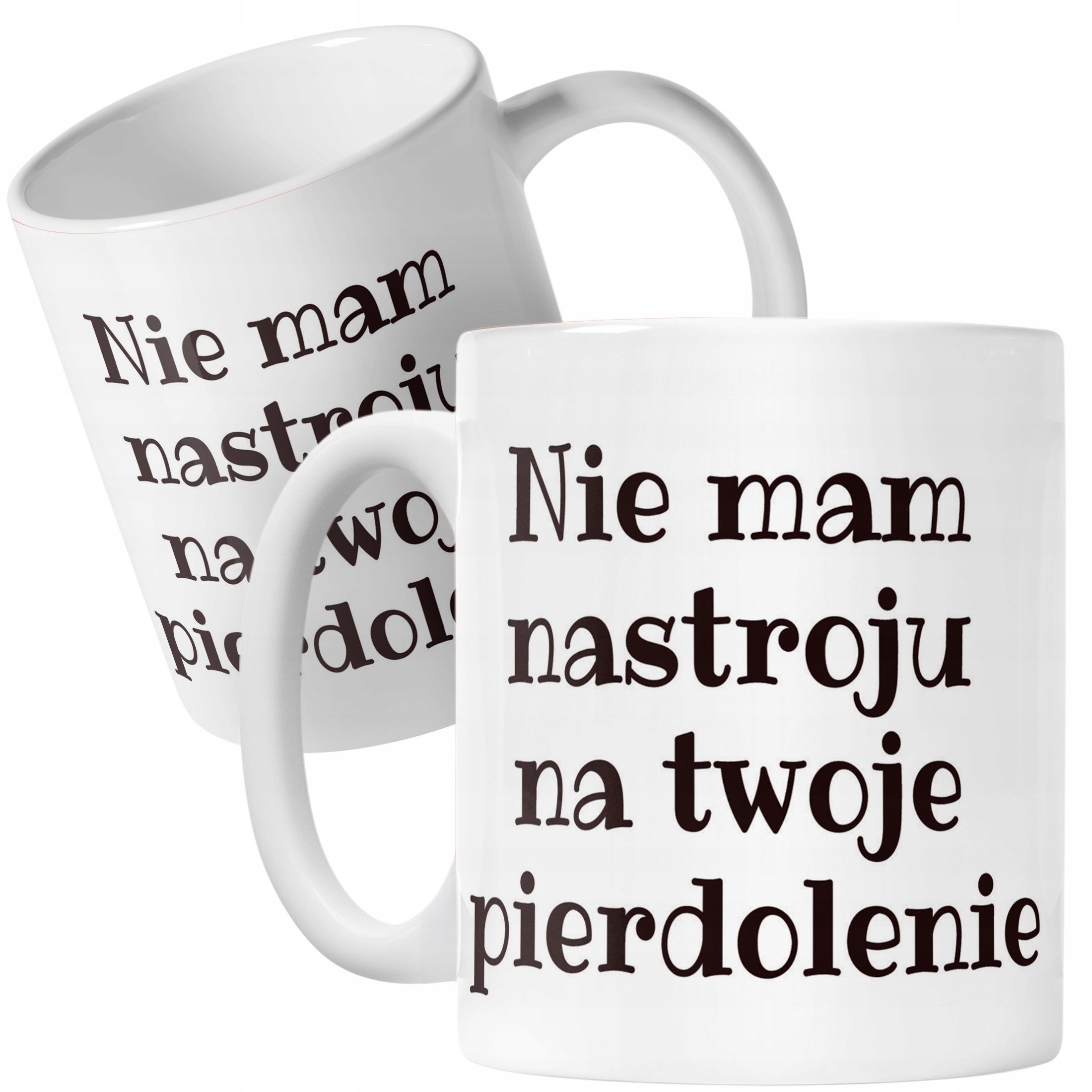 Kubek ceramiczny Nie Mam Nastroju Śmieszny Zabawny Prezent