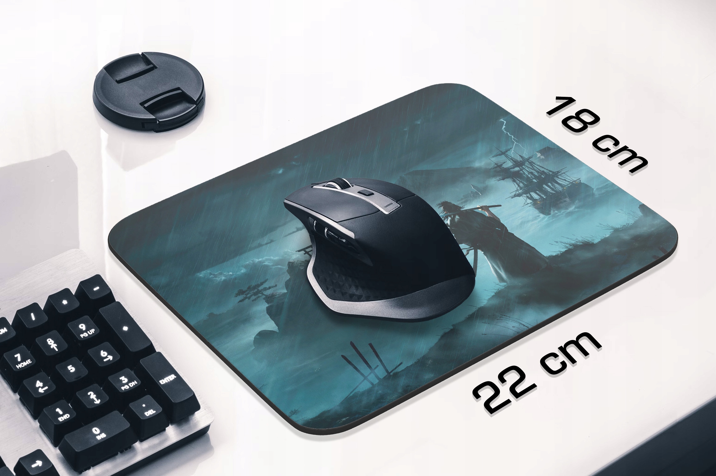 Podkładka pod mysz 22×18 cm Samuraj Gra Japonia dla gracza