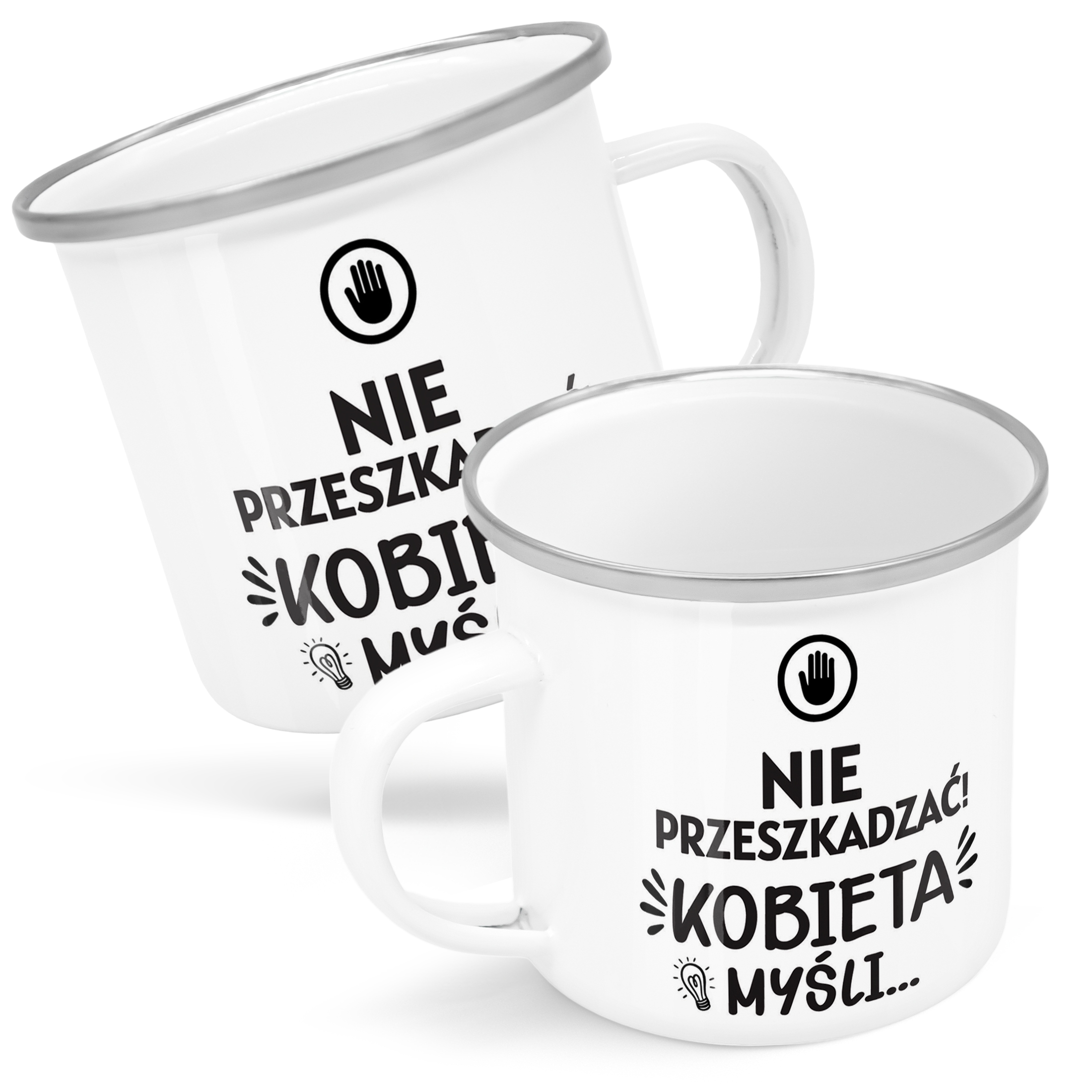Emaliowany Kubek Garnuszek Dzień Kobiet Dla Kobiety Prezent Upominek