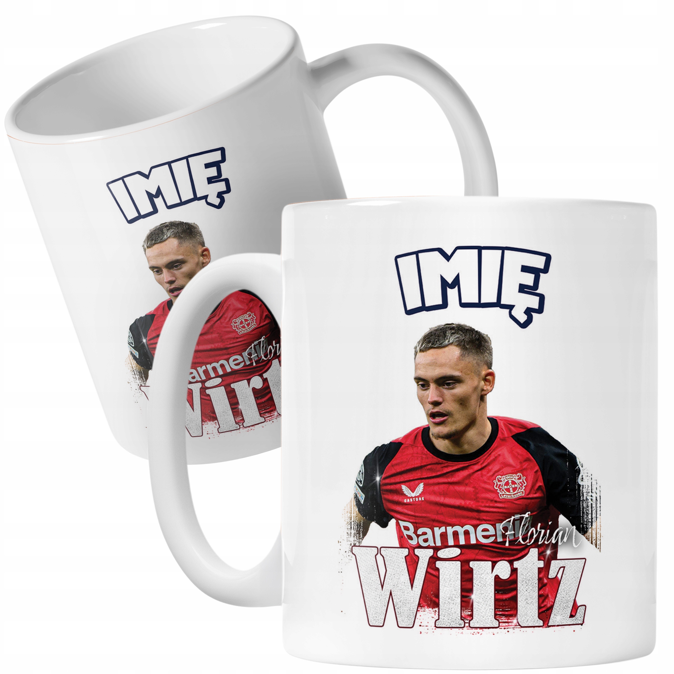 Kubek personalizowany Florian Wirtz dla kibiców Bayer Leverkusen Prezent