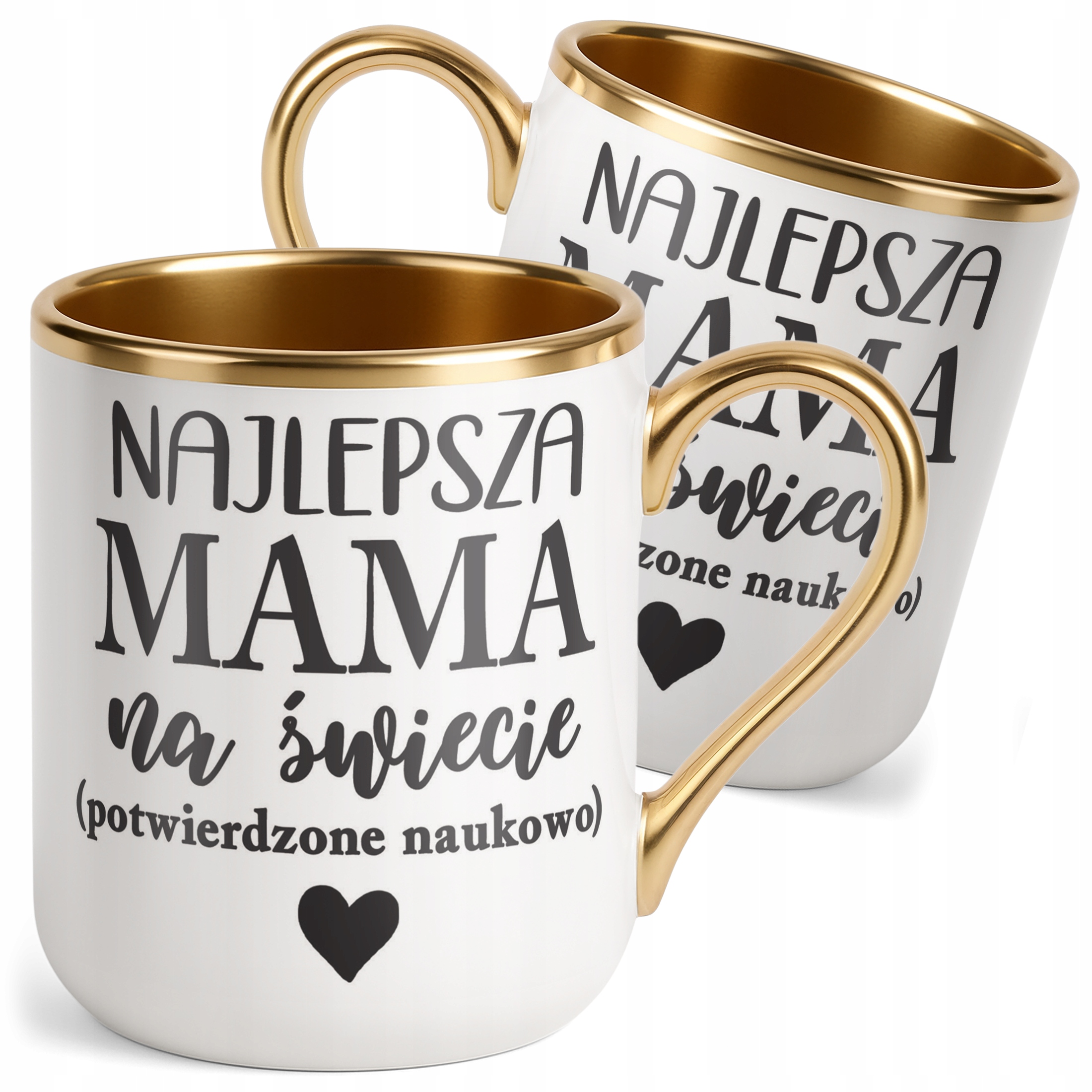 Kubek Premium Złoty Dzień Matki Dla Mamy Prezent Najlepsza Mama na Świecie