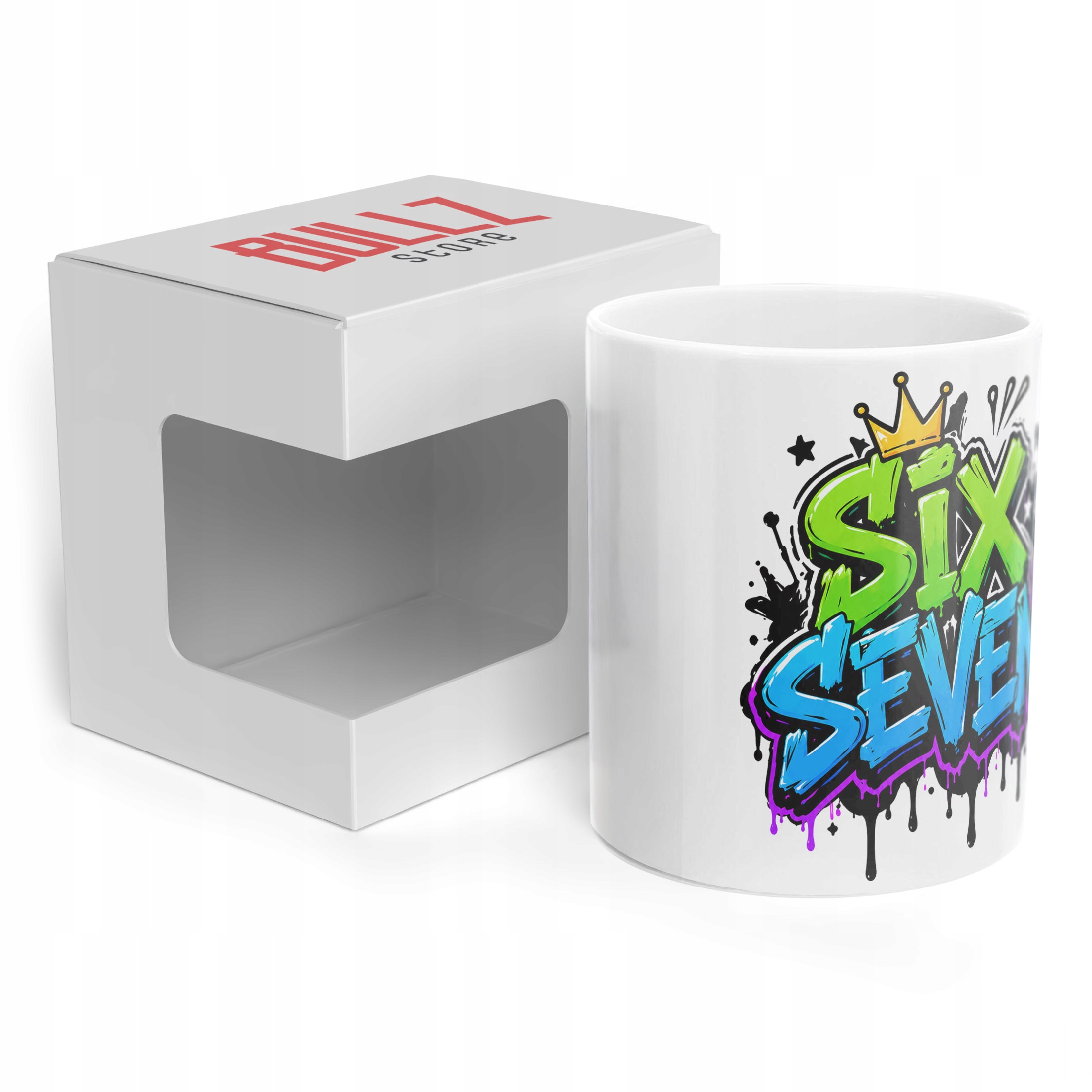 Zestaw Plecak Worek Kubek Z Nadrukiem SIX SEVEN Dla Dzieci Prezent