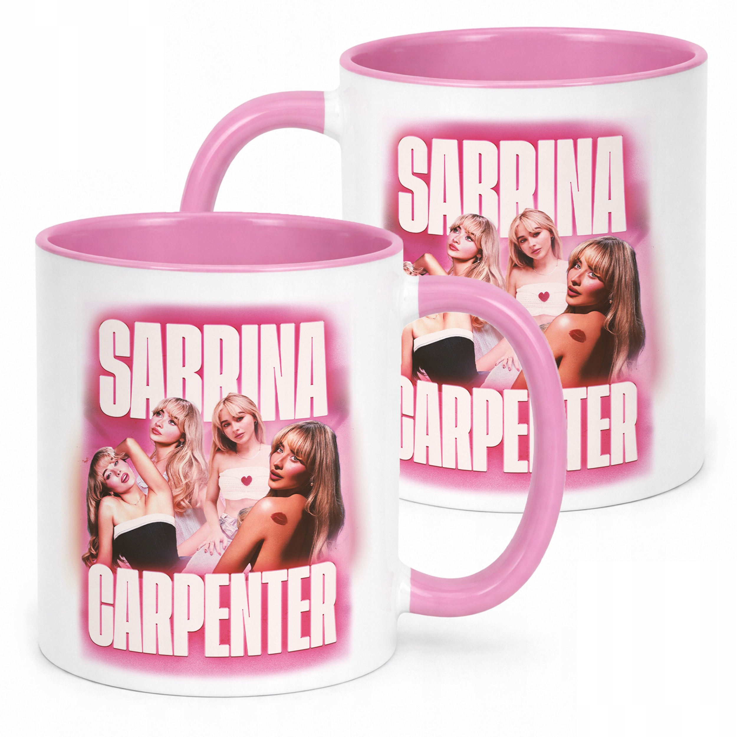 Kubek Różowy Sabrina Carpenter Dla Fanów Prezent Upominek