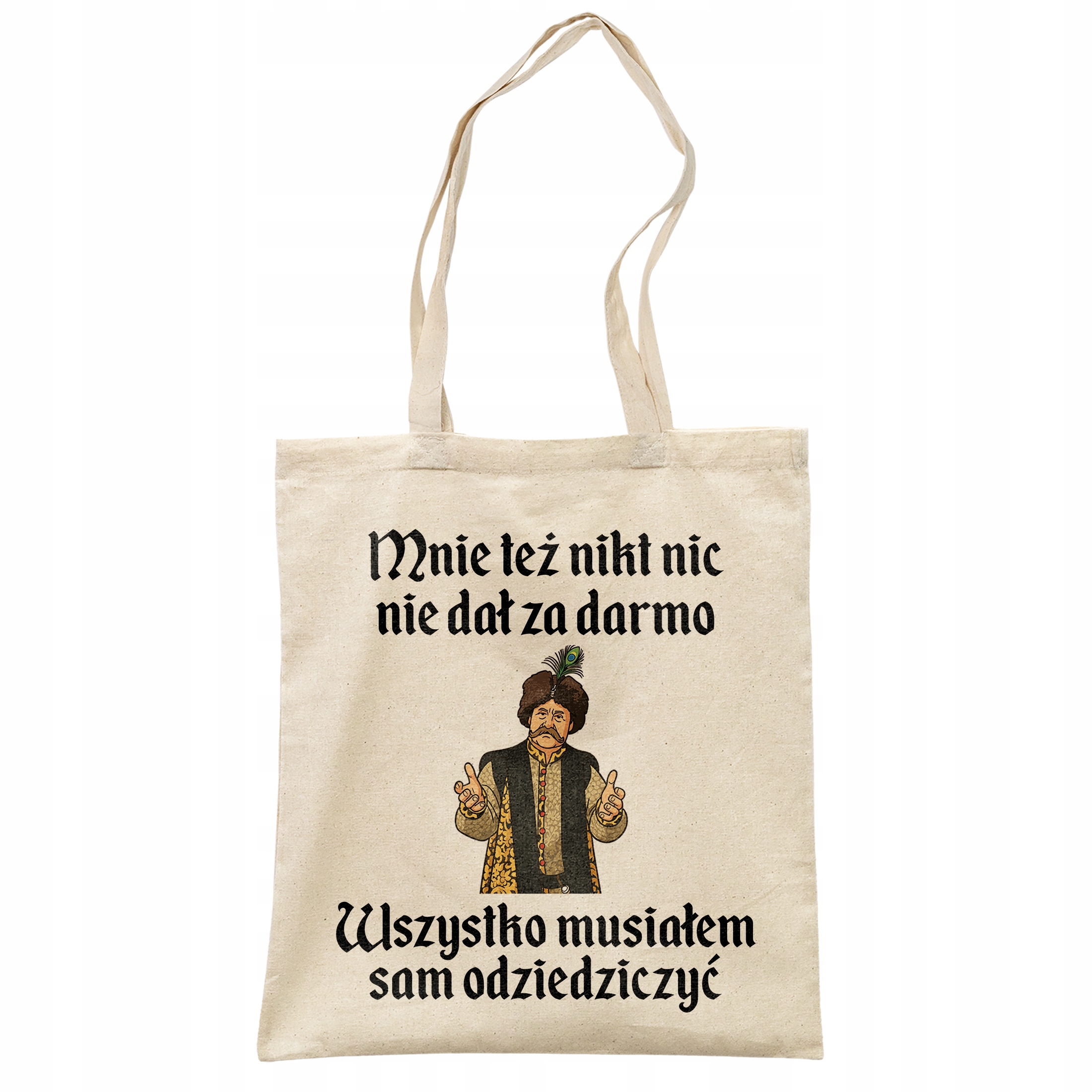 Torba bawełniana na zakupy 1670 Musiałem Sam Odziedziczyć