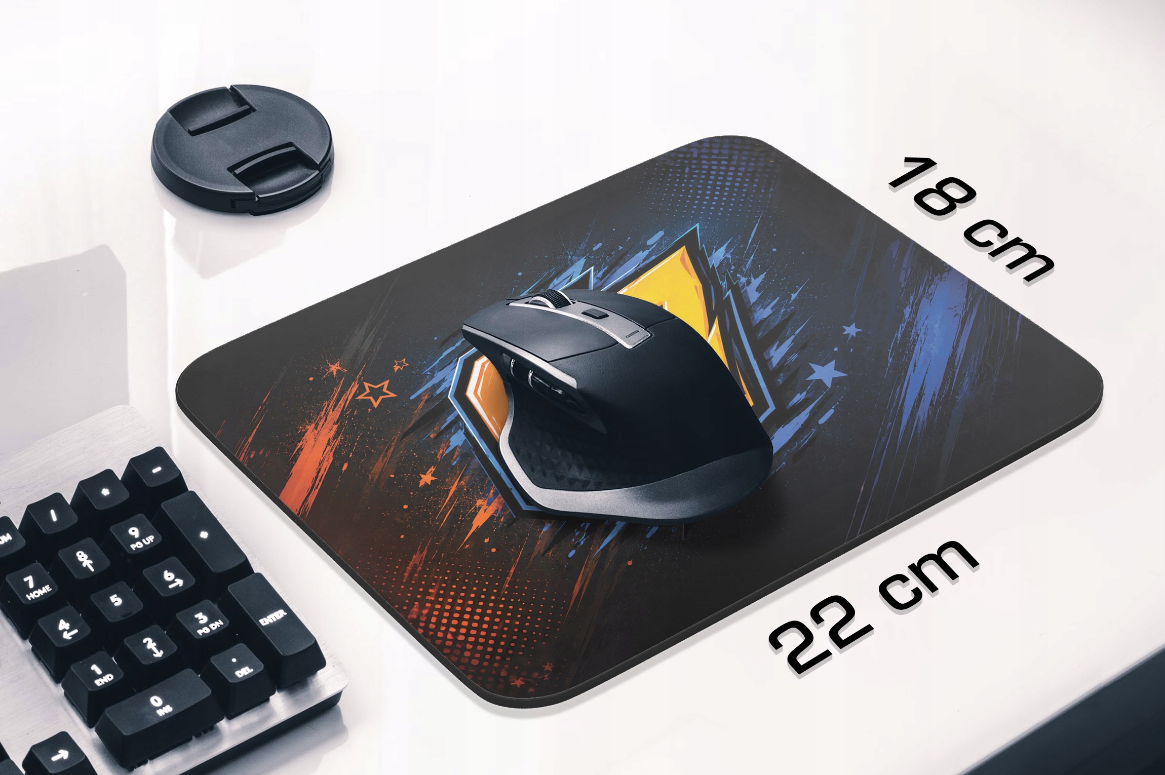 Podkładka pod mysz z nadrukiem 67 Six Seven dla graczy