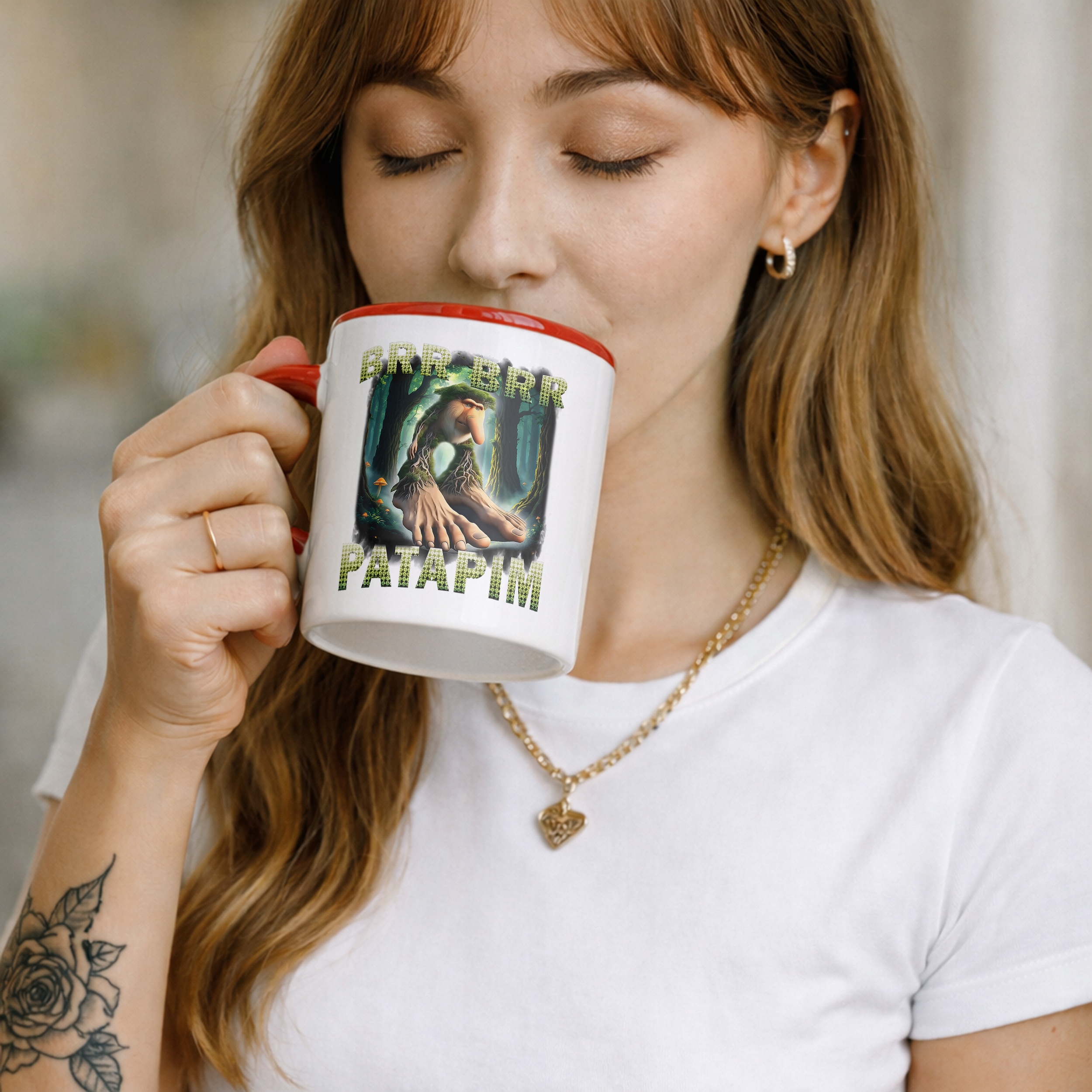 Kubek ceramiczny Fatpim viral tiktok brainrot mem