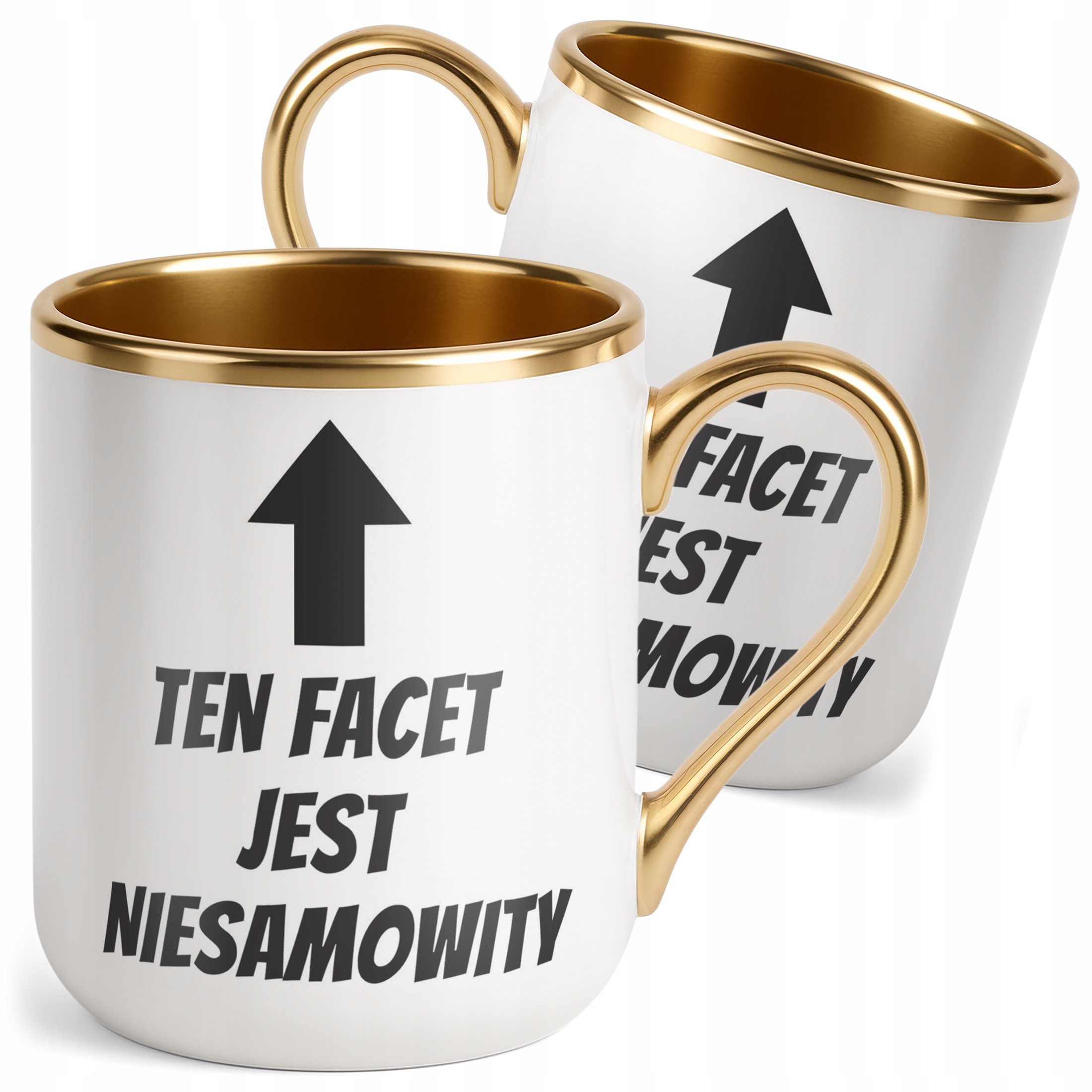 Kubek Premium Złoty Ten Facet Jest Niesamowity Dla Mężczyzny Prezent