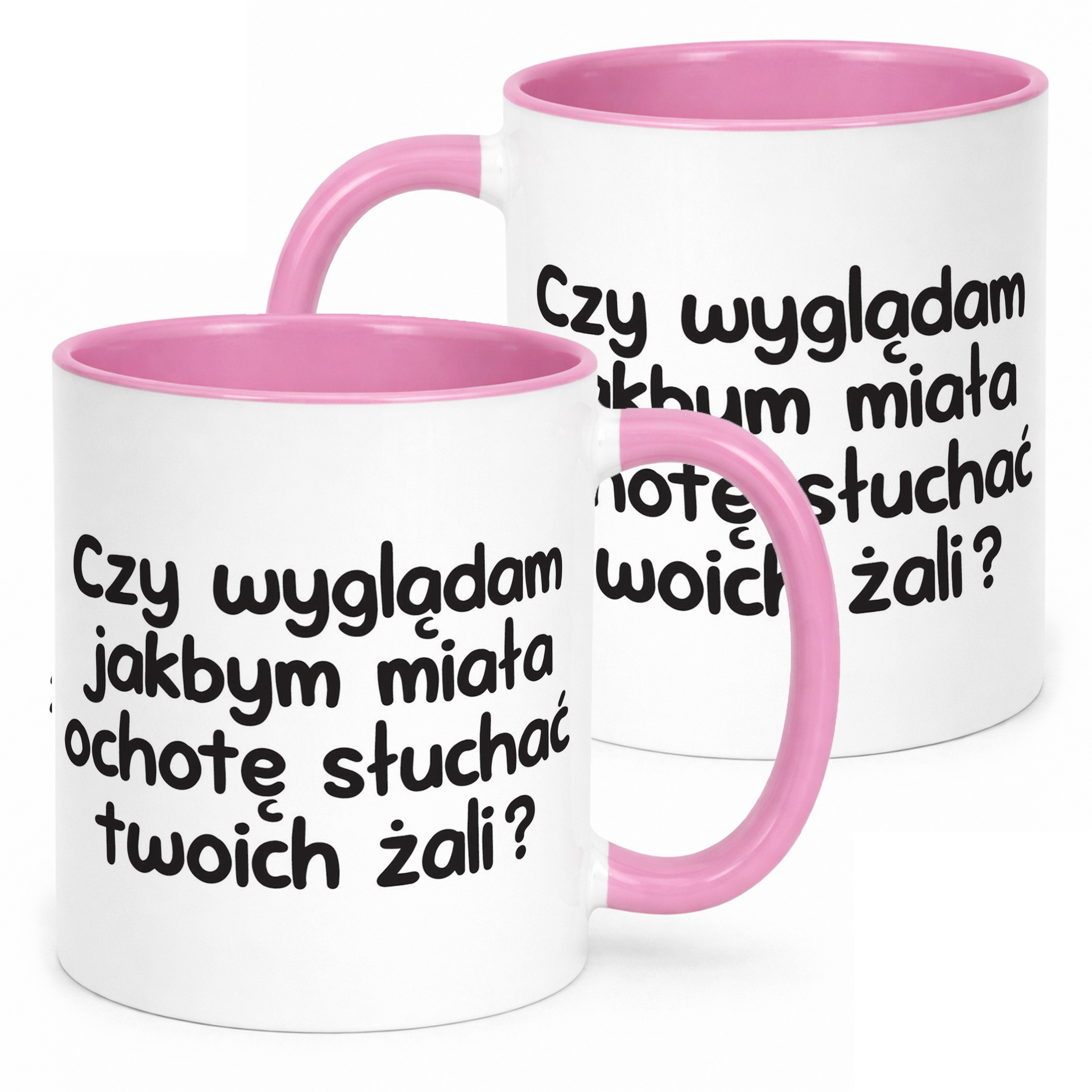 Kubek Różowy Czy Wyglądam Jakbym Miała Ochotę Śmieszny Zabawny Prezent