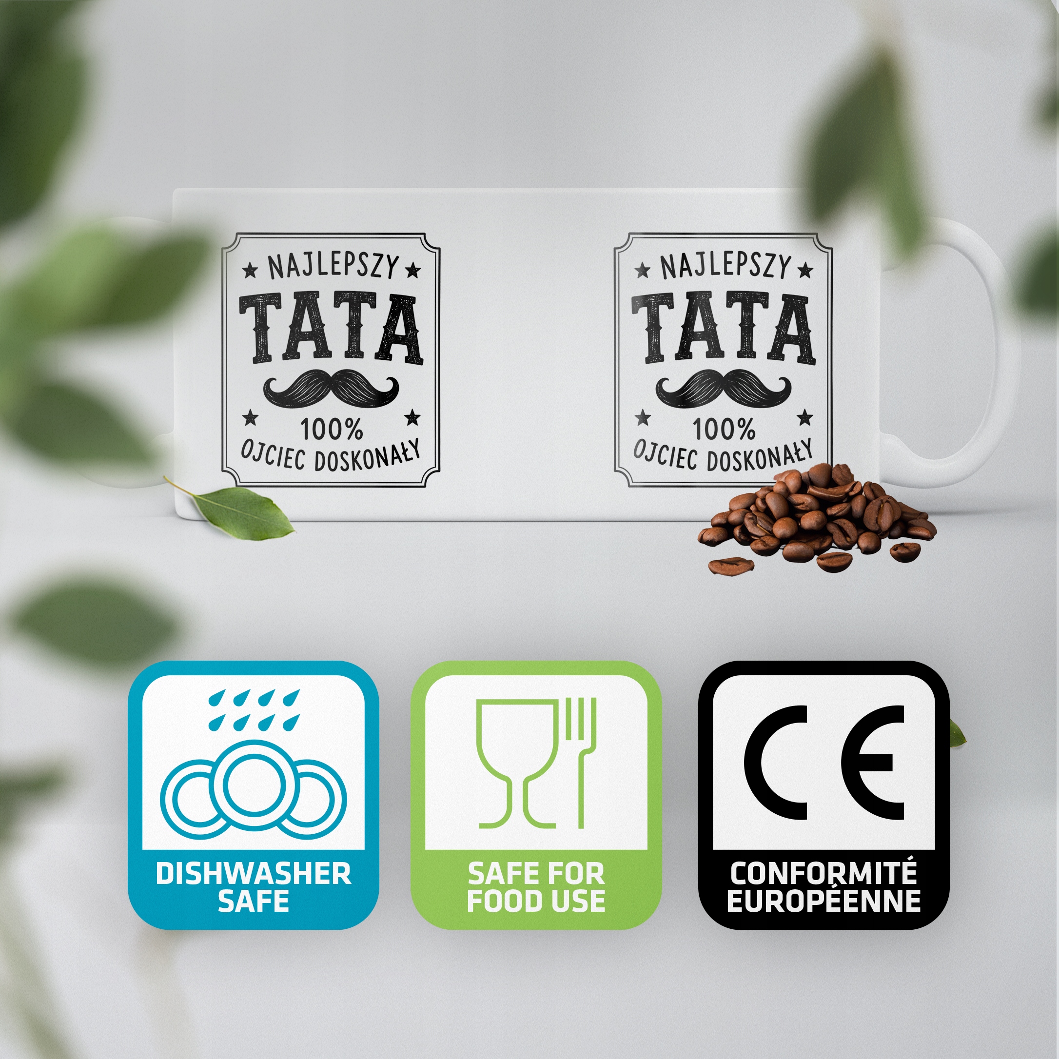 Kubek Ceramiczny prezent dla taty na Dzień Ojca upominek