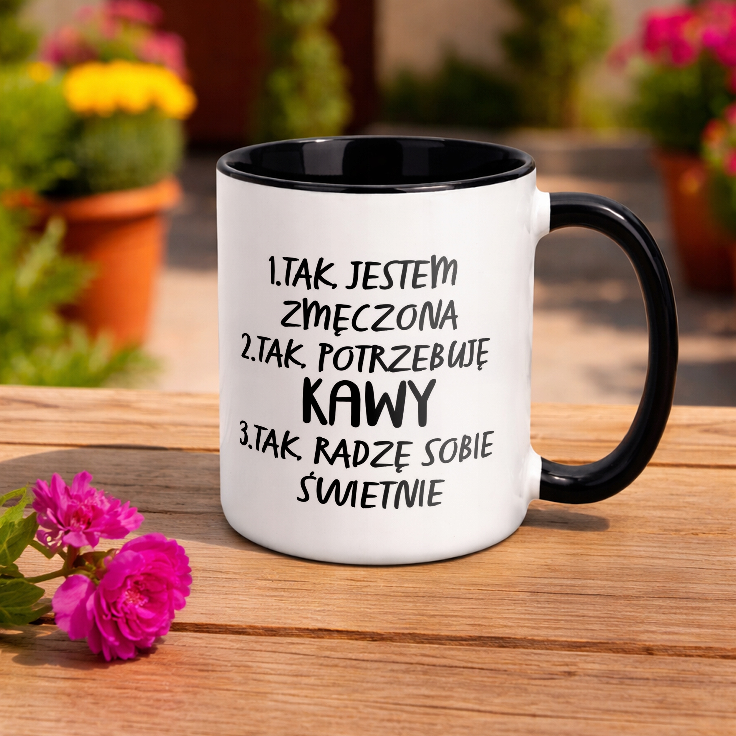 Kubek Czarny Dzień Kobiet Dla Kobiety Dziewczyny Prezent Upominek