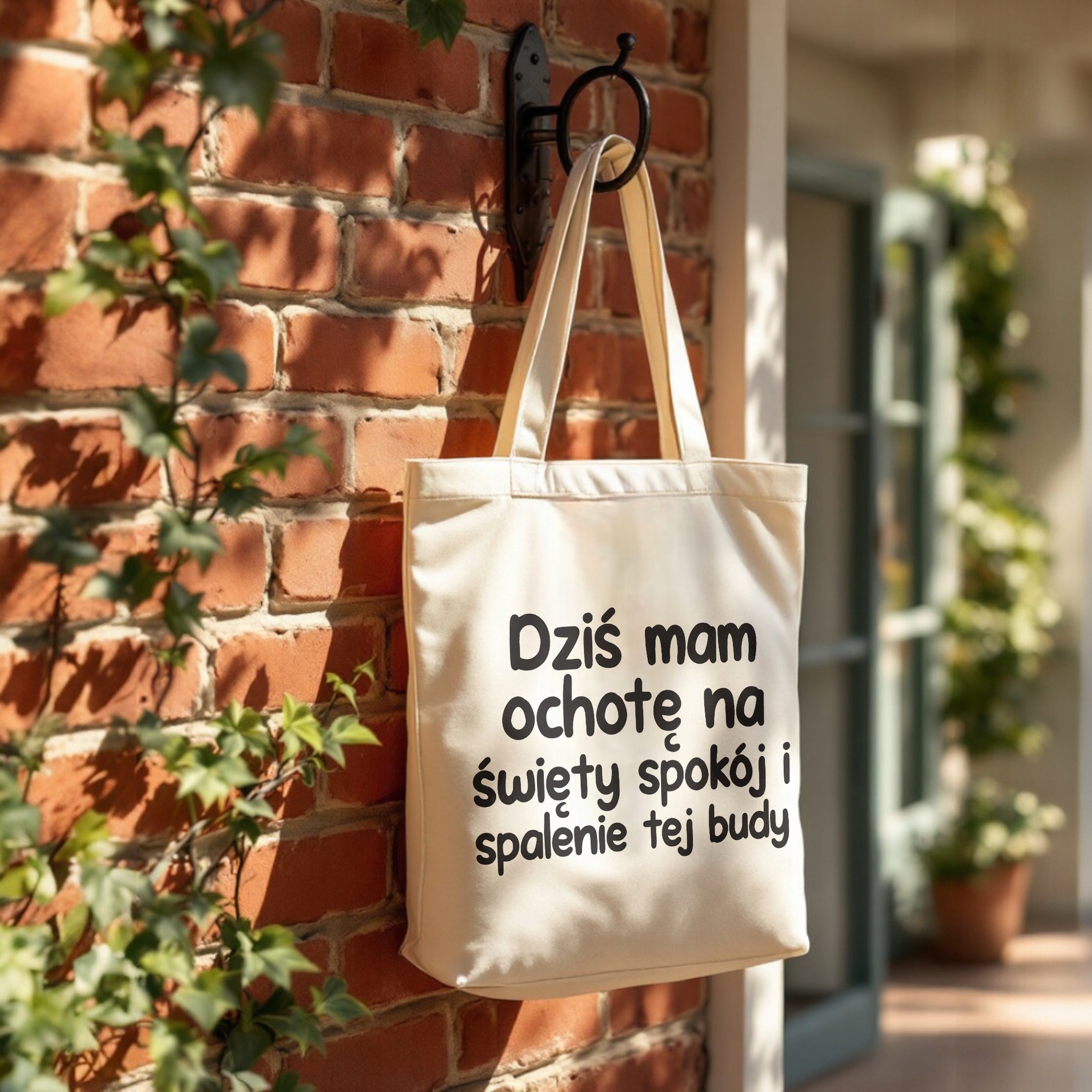 Torba bawełniana premium Dziś Mam Ochotę Na Zabawny Prezent