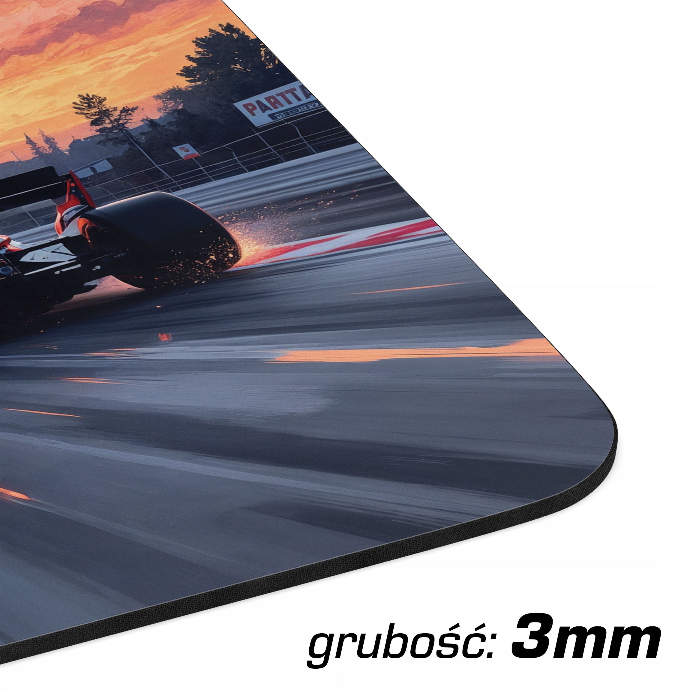 Podkładka pod mysz 22×18 cm Formuła 1 Bolid Motoryzacja Wyścig
