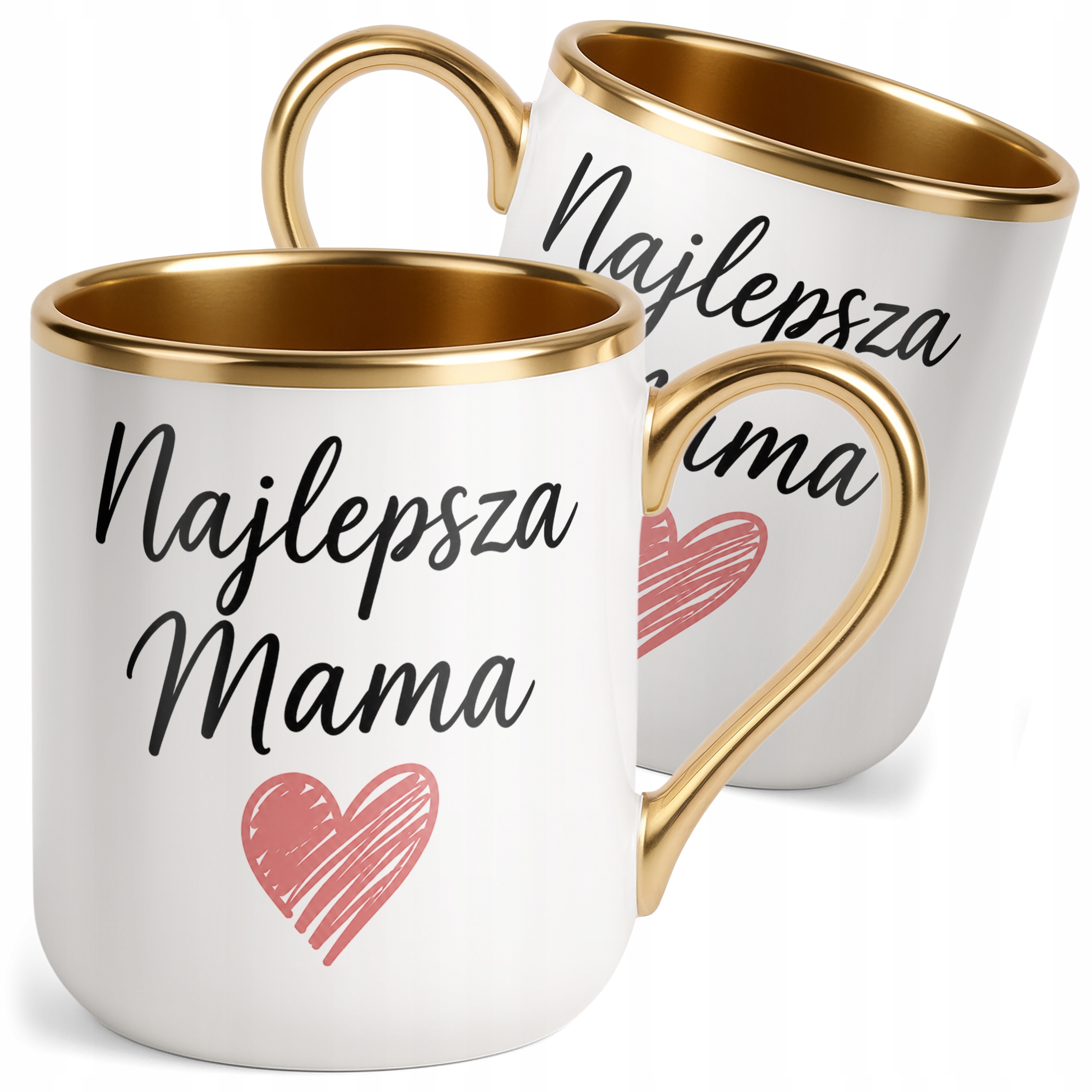 Kubek premium złoty dla mamy prezent na Dzień Matki wyjątkowy upominek